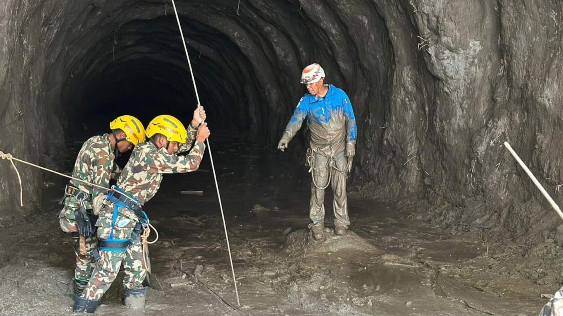 2 workers rescued from Nepal tunnel after voices heard 