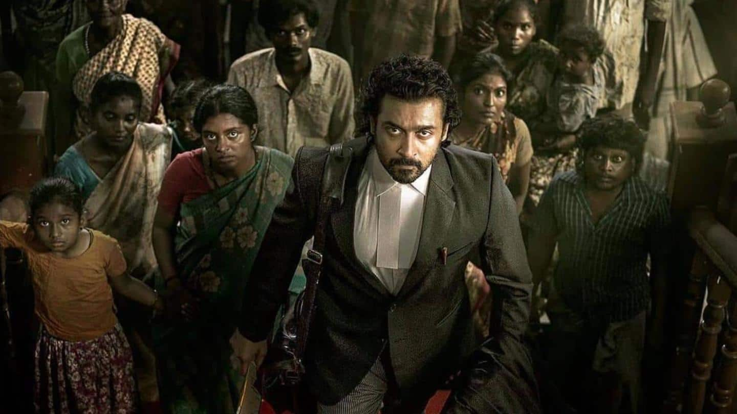 Scenes of Suriya's 'Jai Bhim' featured on Academy's YouTube channel