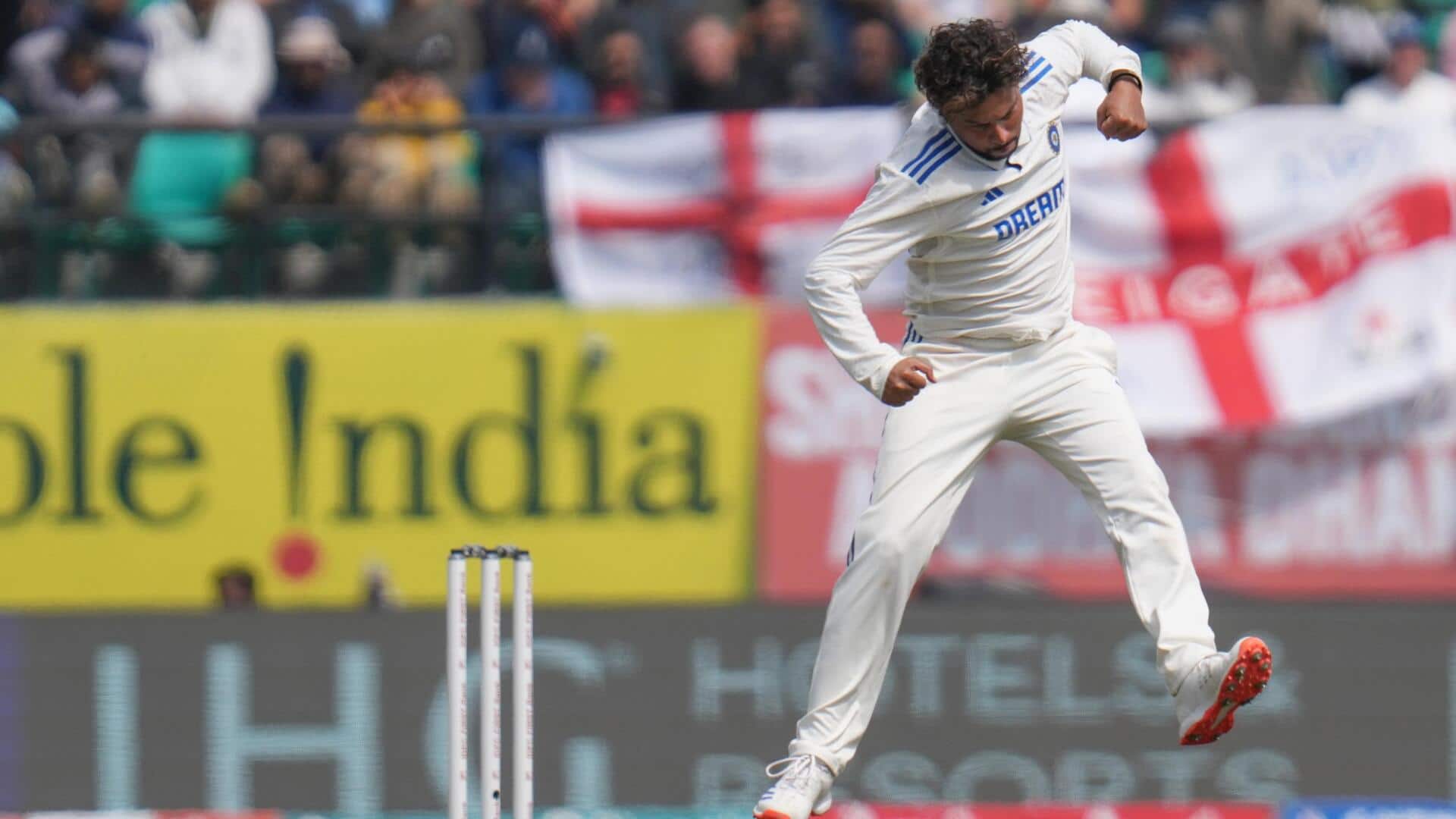 5th Test: England fold for 218; Kuldeep, Ashwin shine 