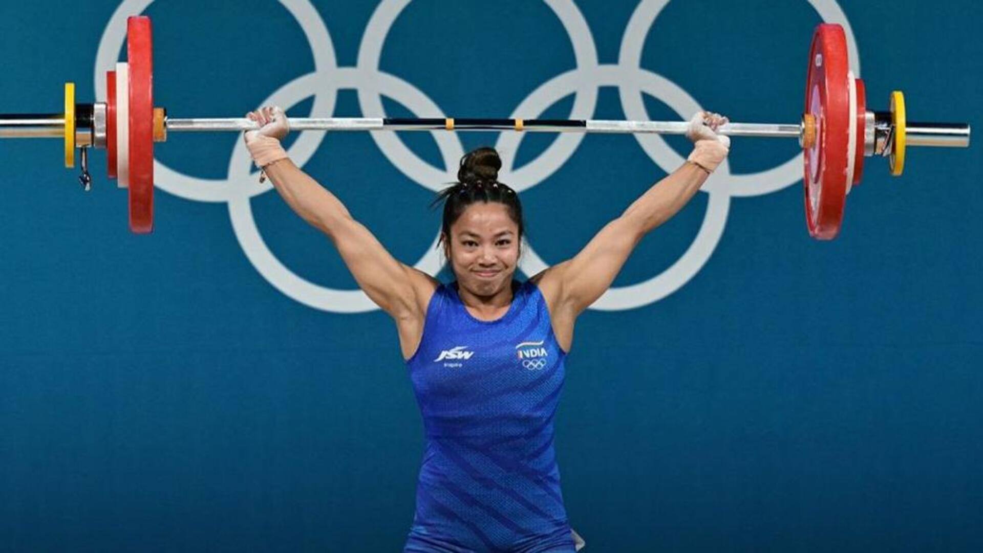 2024 Paris Olympics, weightlifting: India's Mirabai Chanu finishes fourth