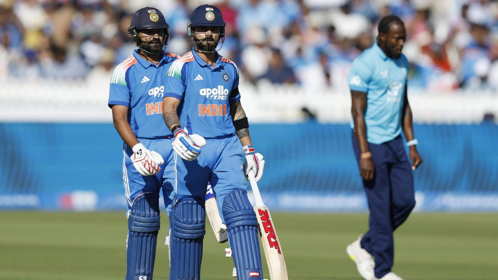 Presenting India's highest totals in England (ODIs)