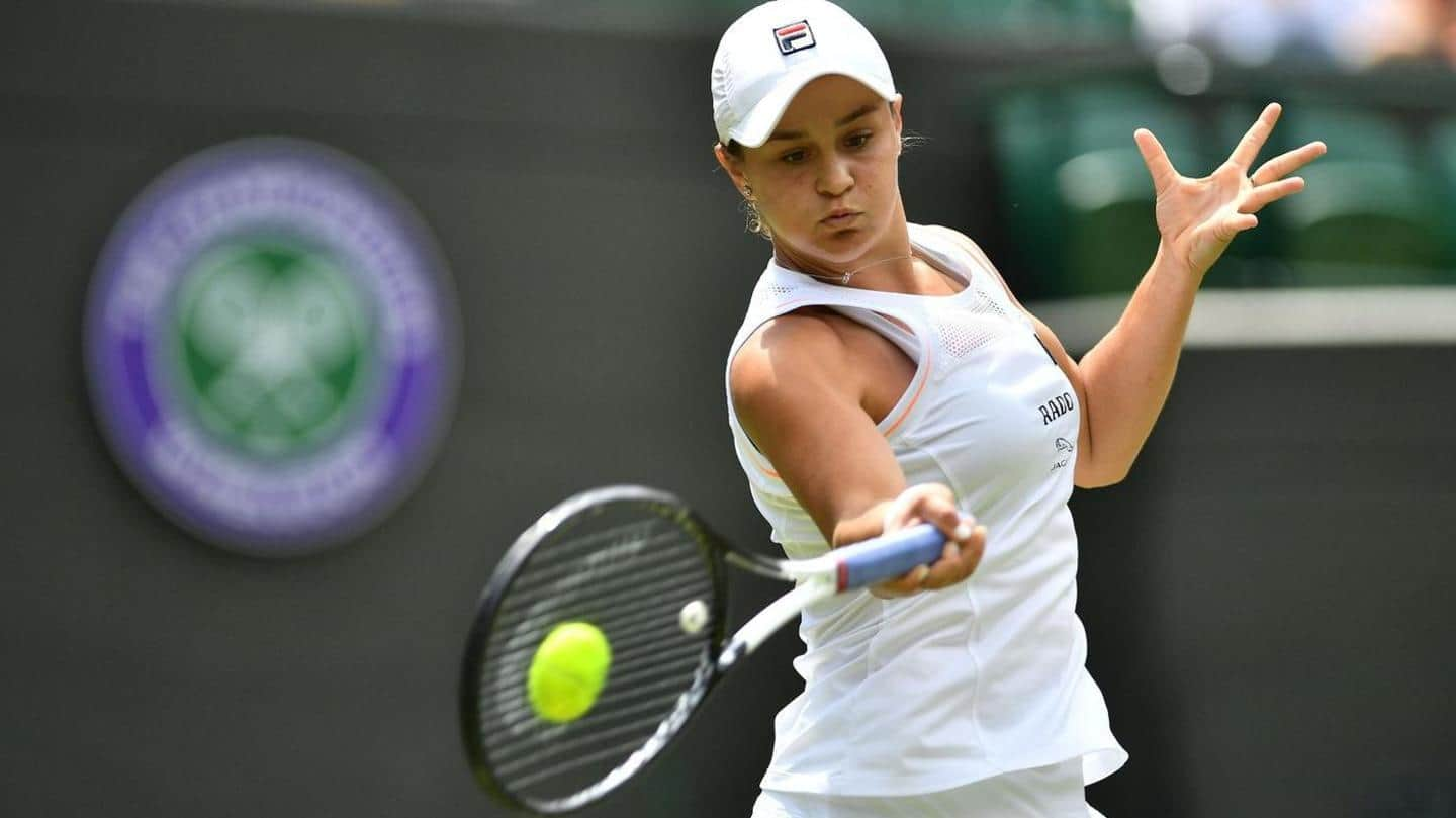 World number one Ashleigh Barty reaches her maiden Wimbledon semi-final