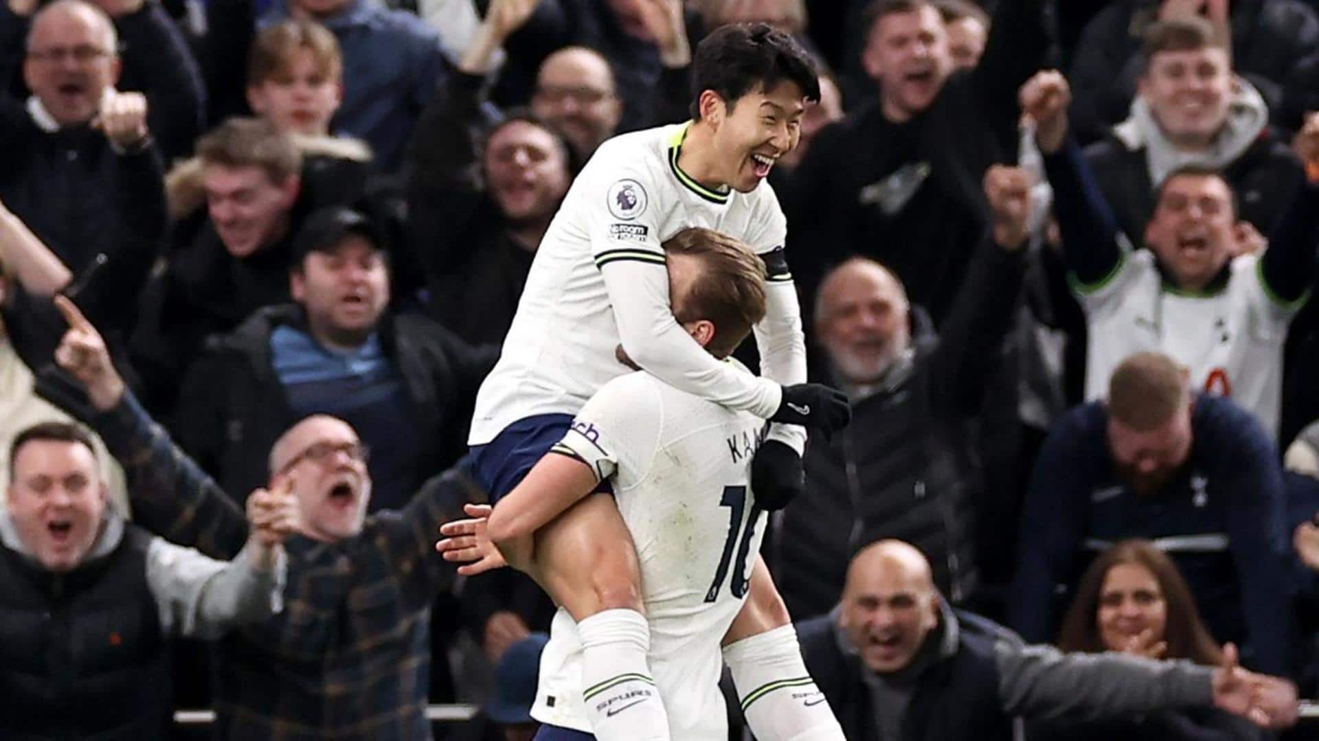 Son Heung-min becomes Tottenham's 2nd-highest scorer in Premier League history