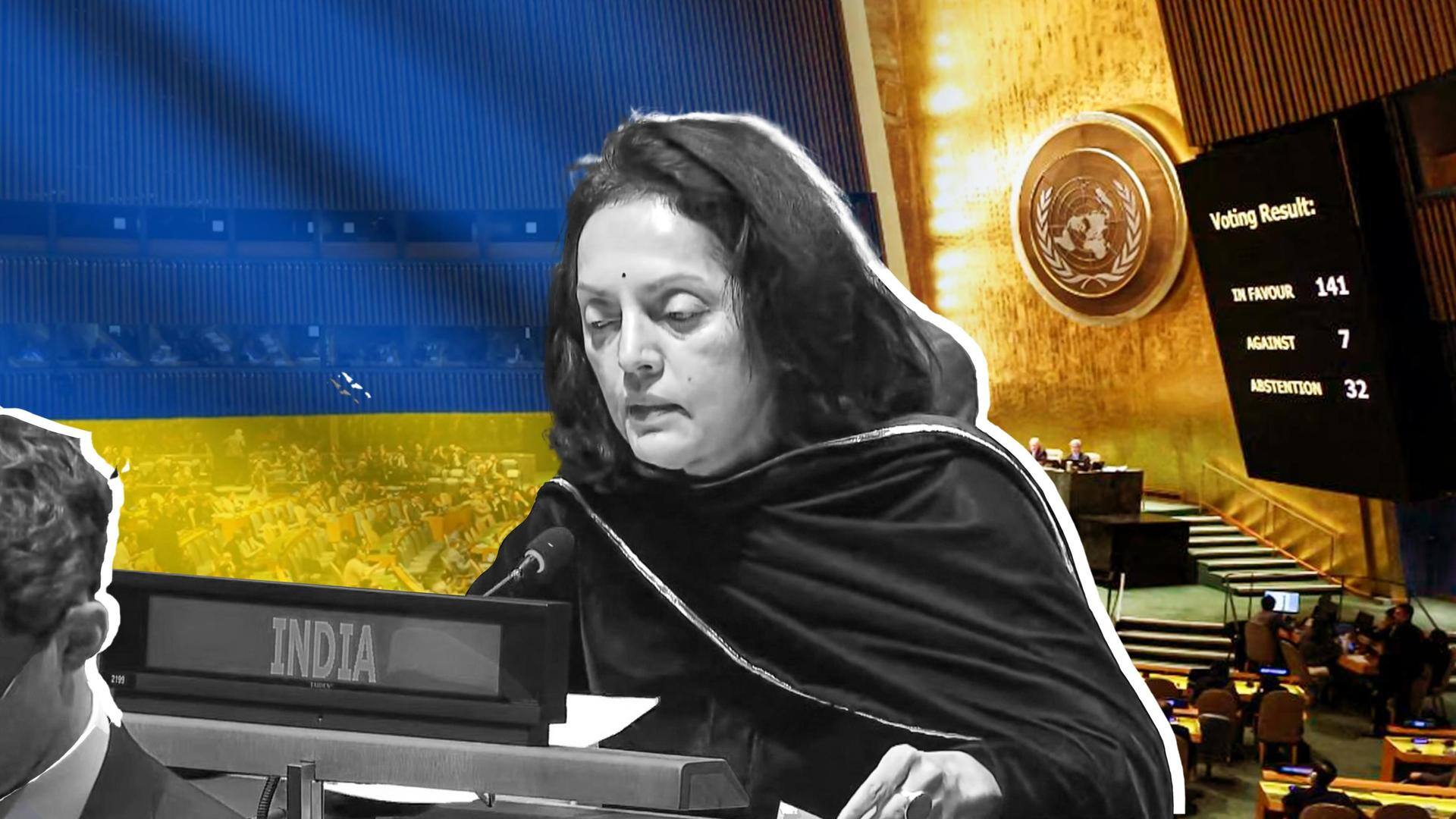 Russia-Ukraine crisis: India, China abstain from UN vote on 'peace'