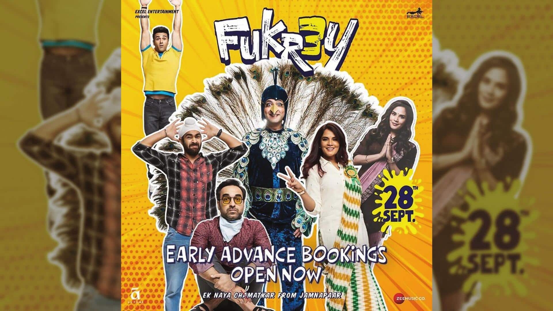 Pulkit Samrat-Richa Chadha starrer 'Fukrey 3' advance bookings have started!