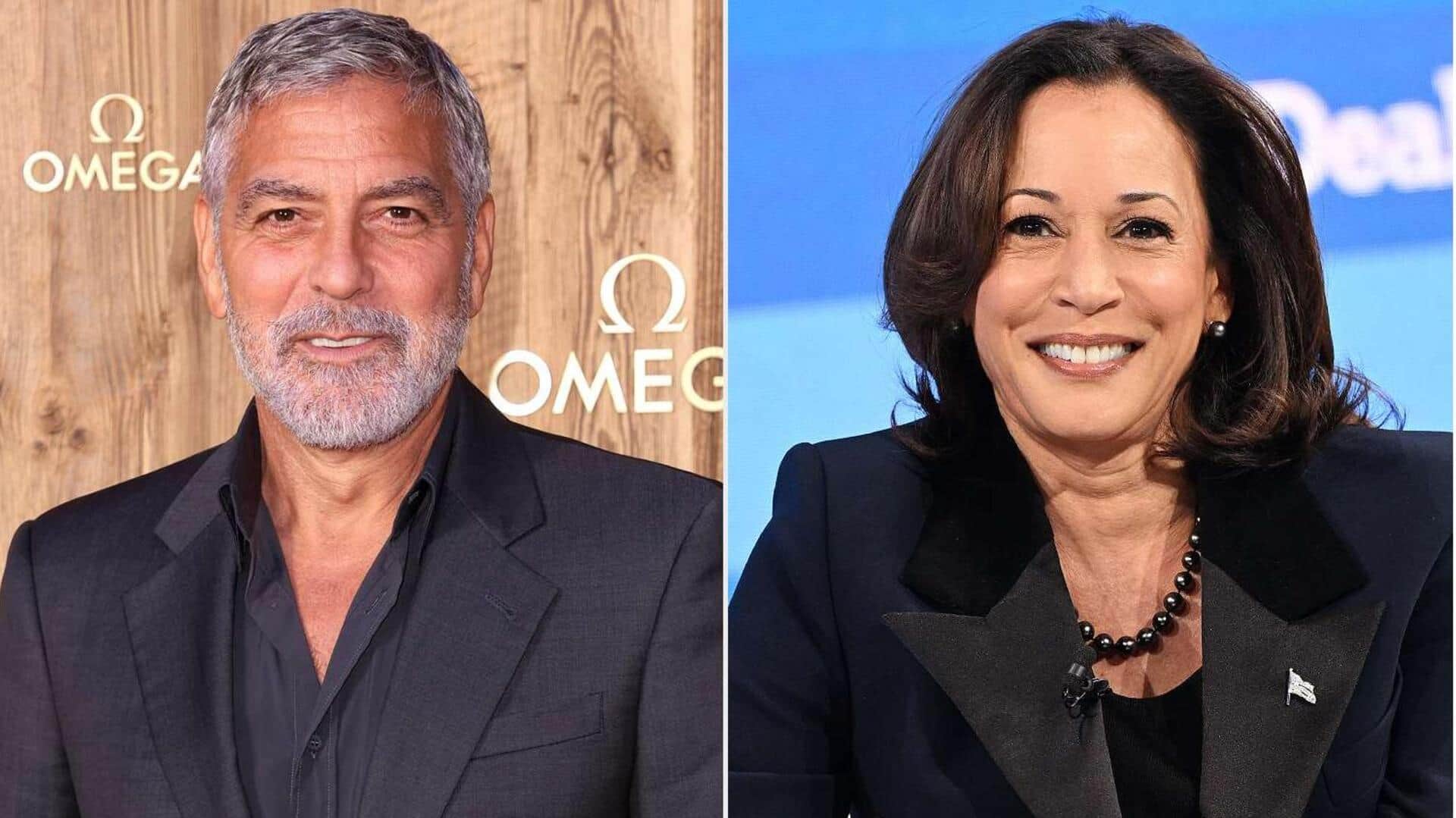 Kamala Harris's presidential nomination a 'mistake': George Clooney