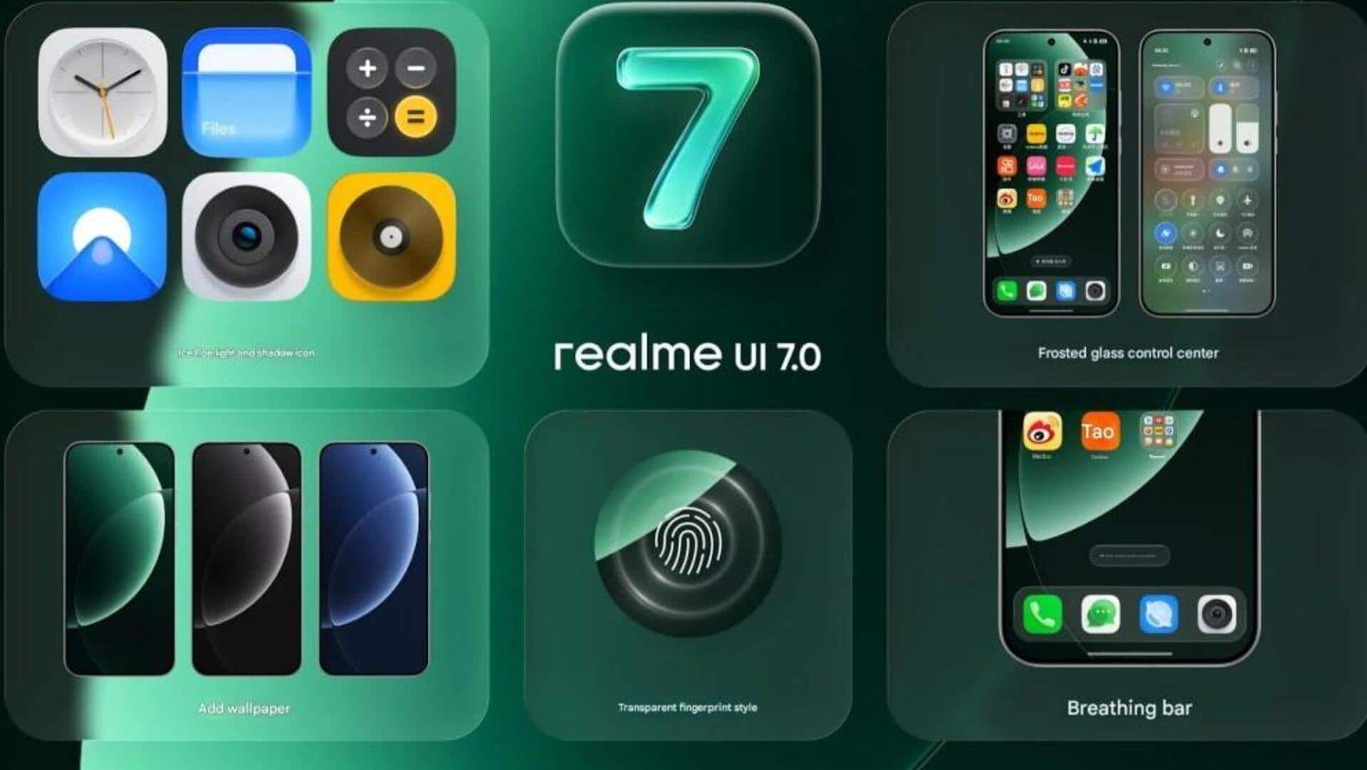 Android 16-based Realme UI 7.0 launched with 'Light Glass' design