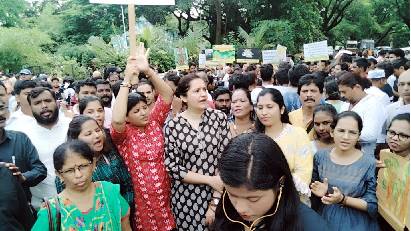 Protest against Metro Car Shed in Aarey gains steam again