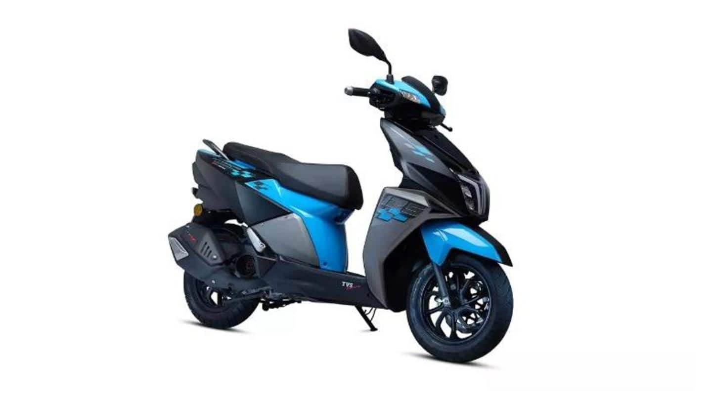 Tvs racing hot sale edition scooty