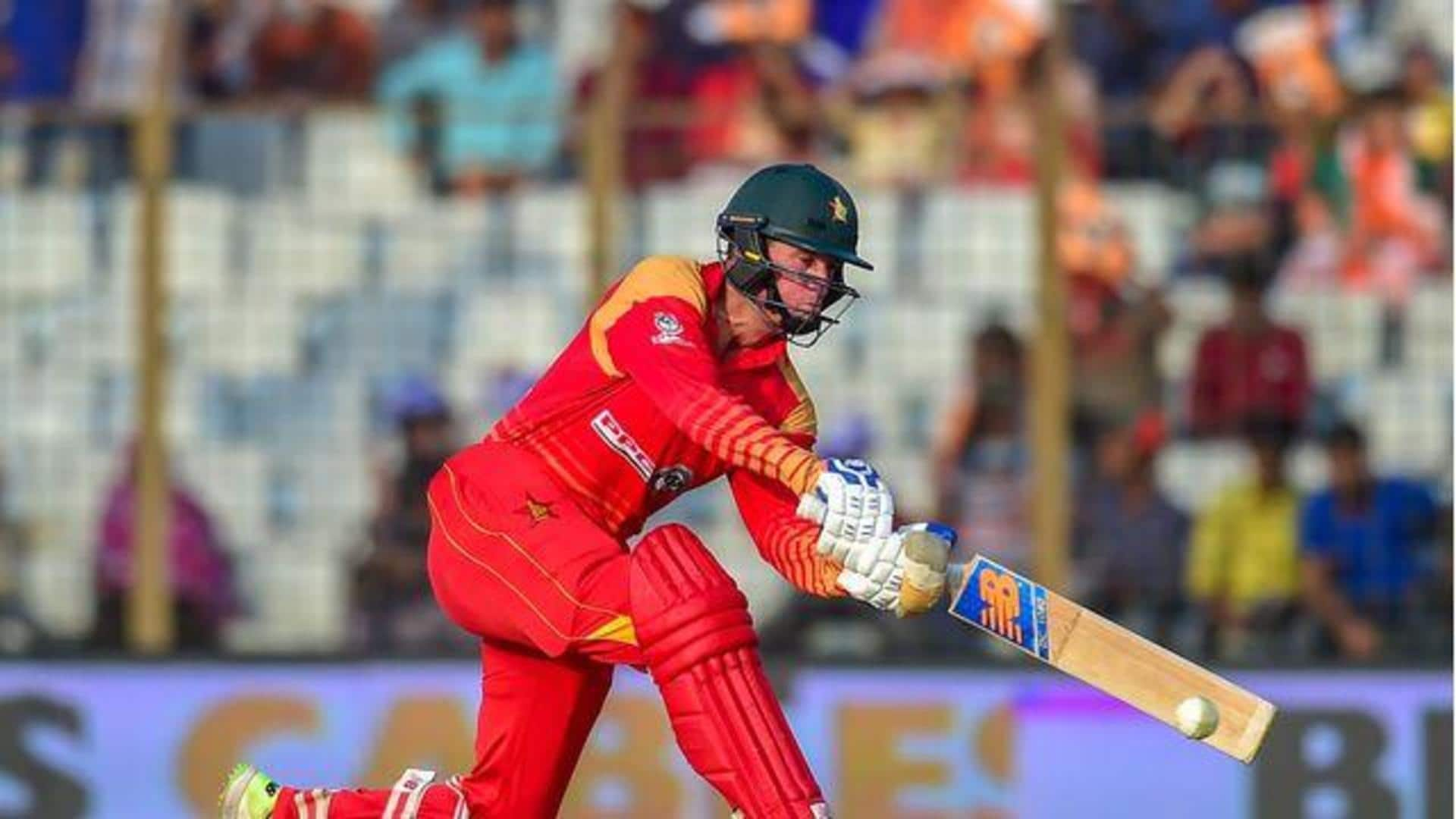 CWC Qualifiers: Sean Williams hammers crucial half-century against SL