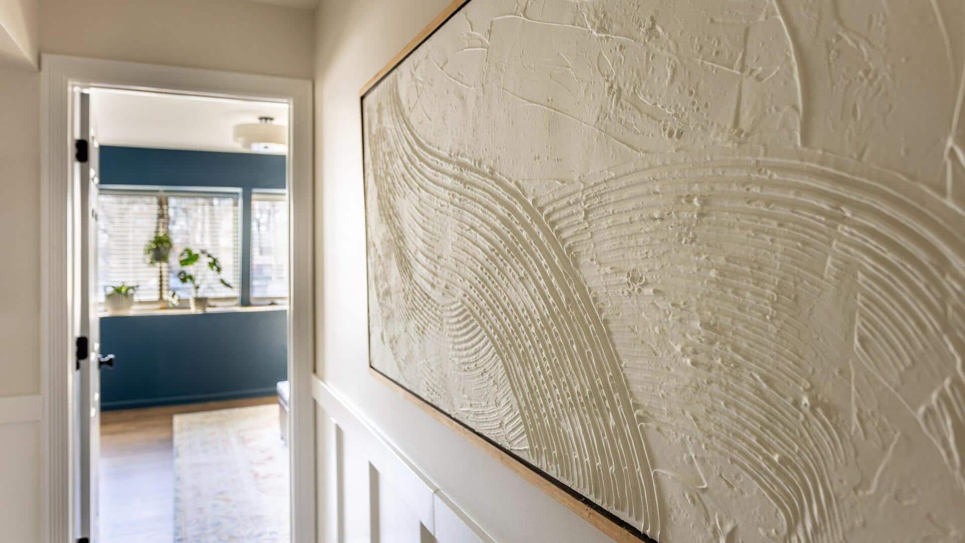 Textured wall art: All about this home decor element