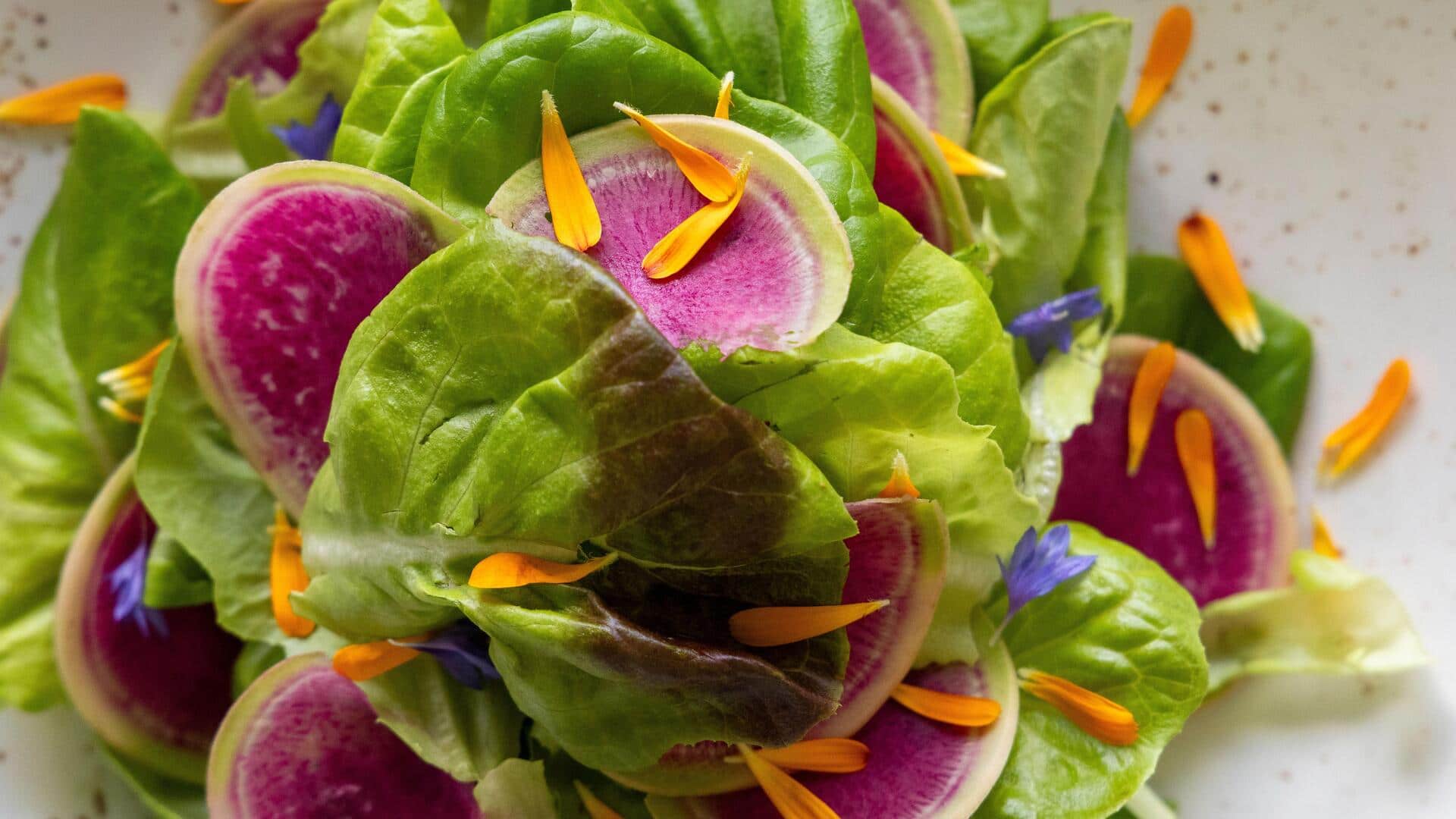 Make everyday dishes better with hibiscus petals