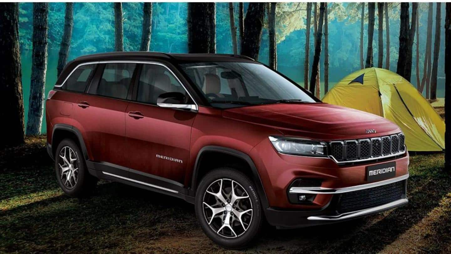 Jeep Meridian pre-bookings to open in India on May 3