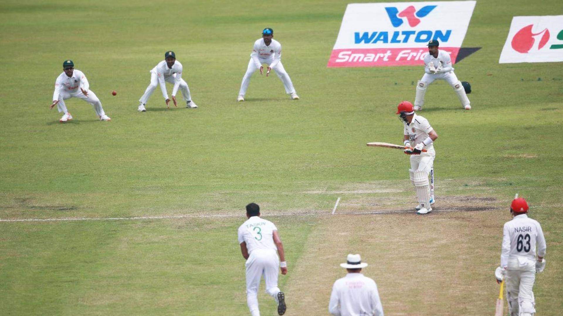 One-off Test, Day 2: Bangladesh on top versus sorry Afghanistan