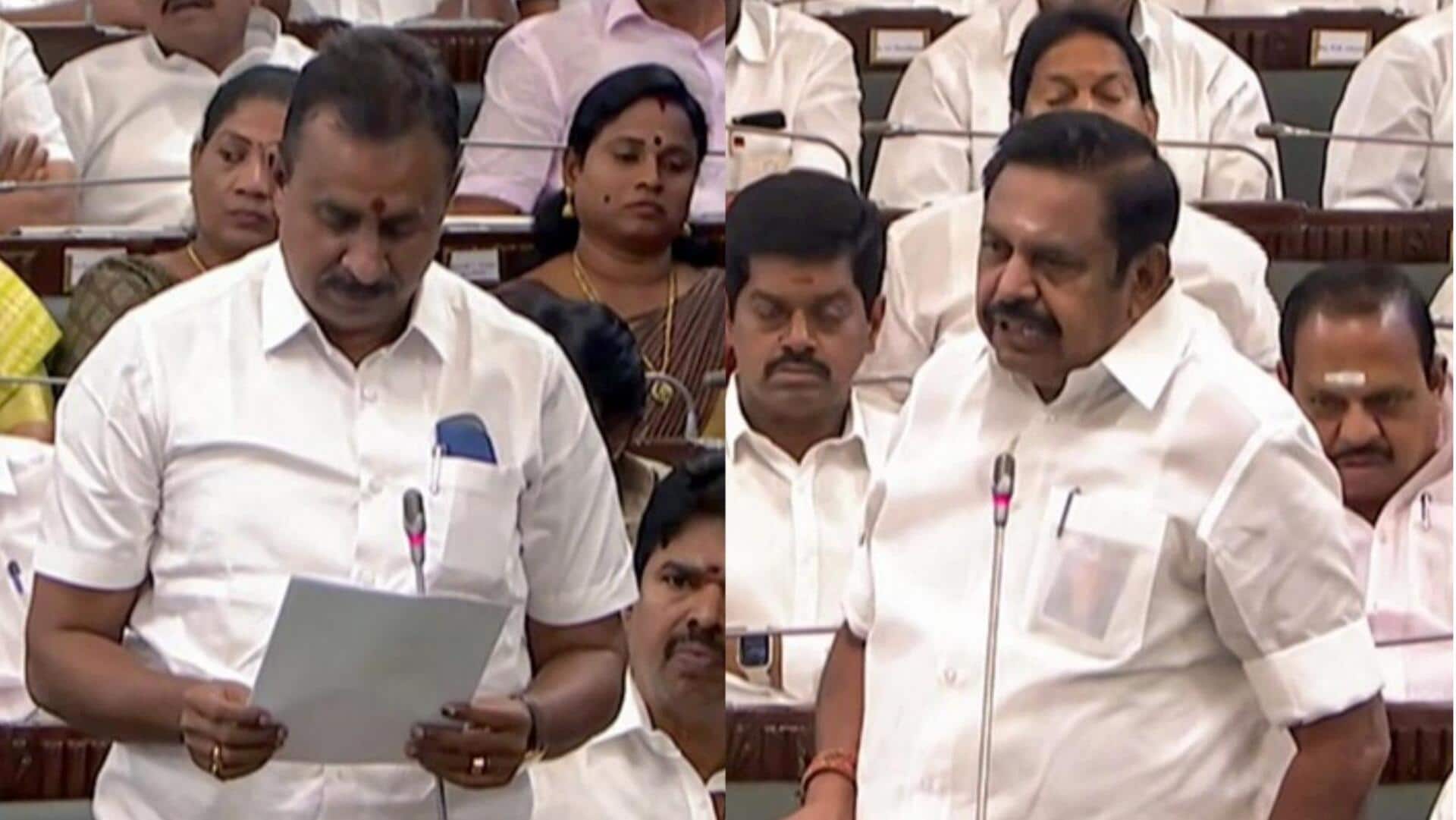 Tamil Nadu Speaker rejects disqualification motion against 21 AIADMK MLAs