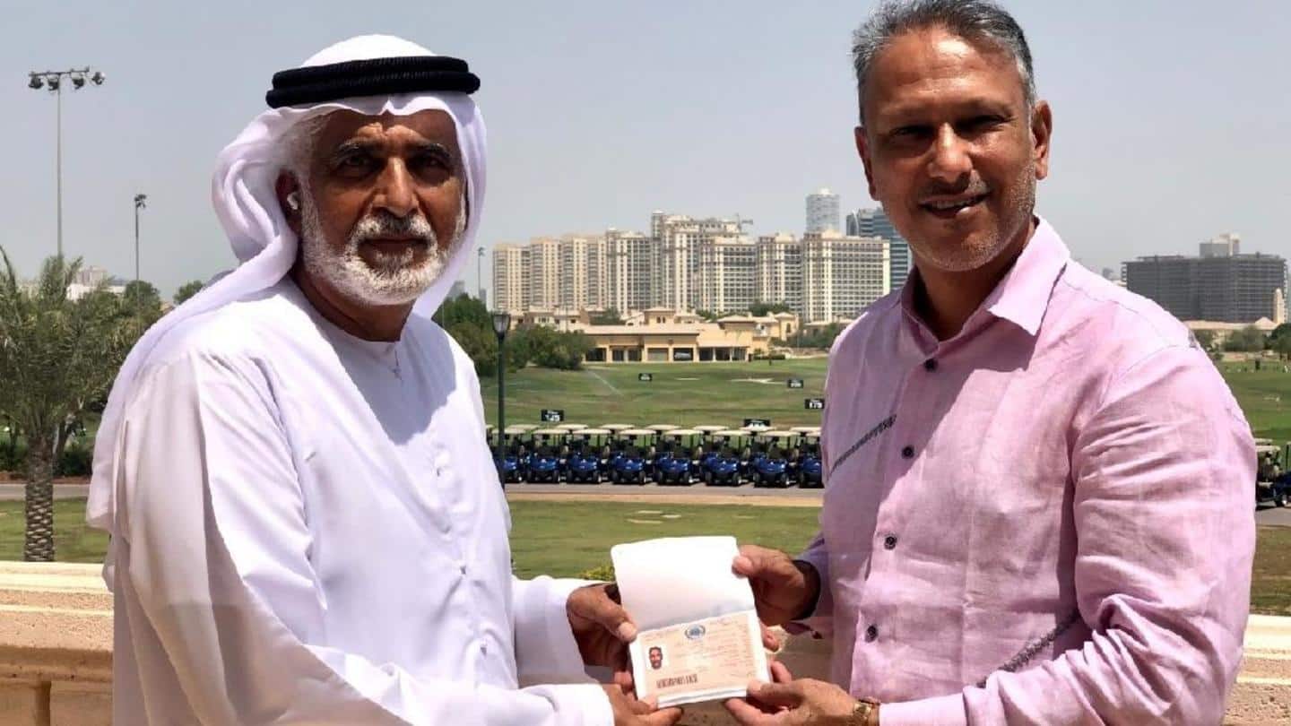 Jeev becomes world's first golfer to receive Dubai Golden Visa