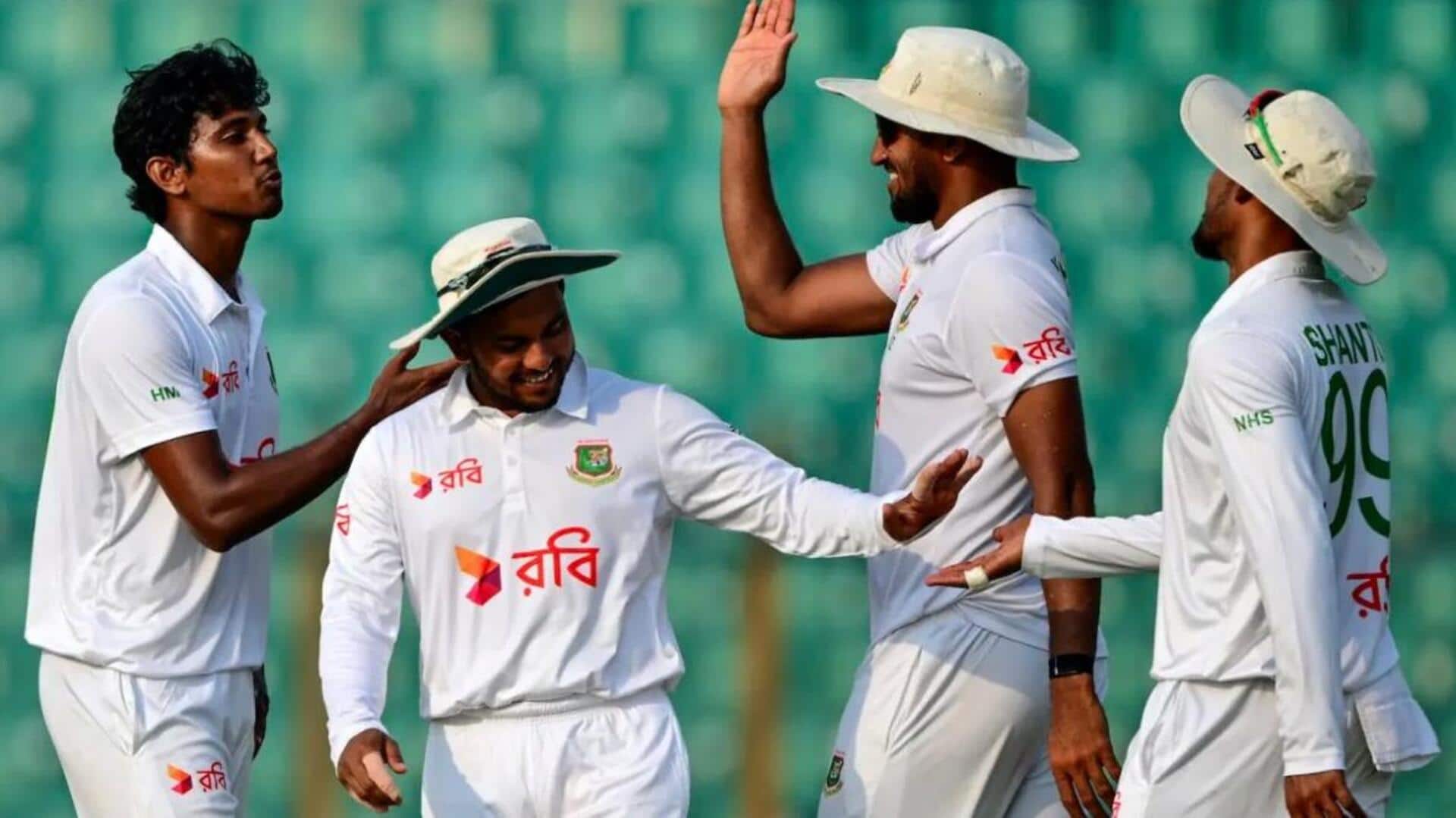 Bangladesh's Hasan Mahmud claims four-fer on Test debut: Details