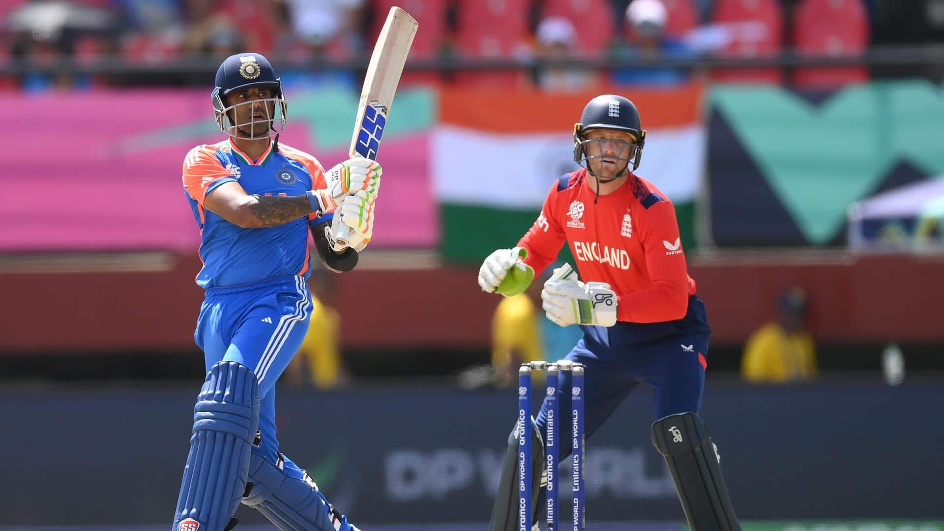 Suryakumar Yadav completes 7,500 runs in T20 cricket: Key stats