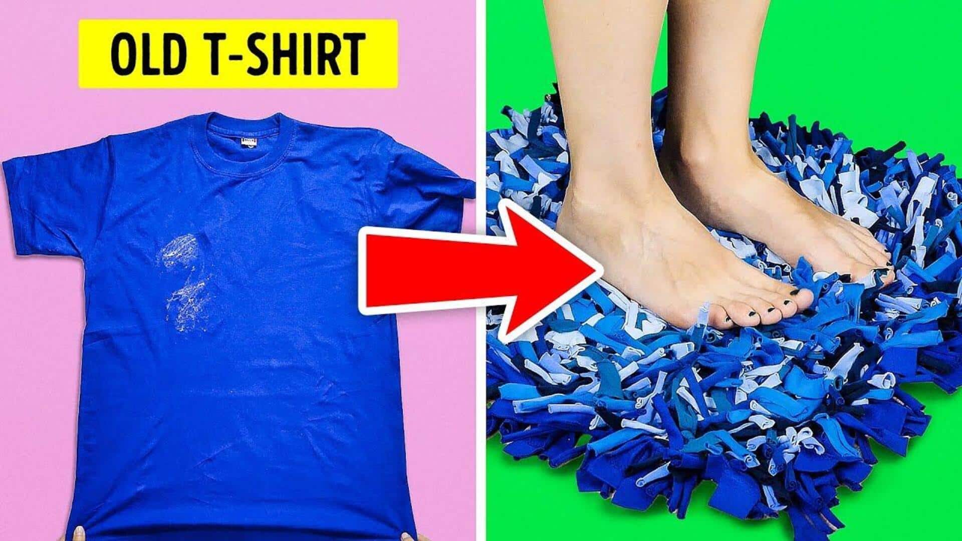 Don't discard your old t-shirts; do this instead