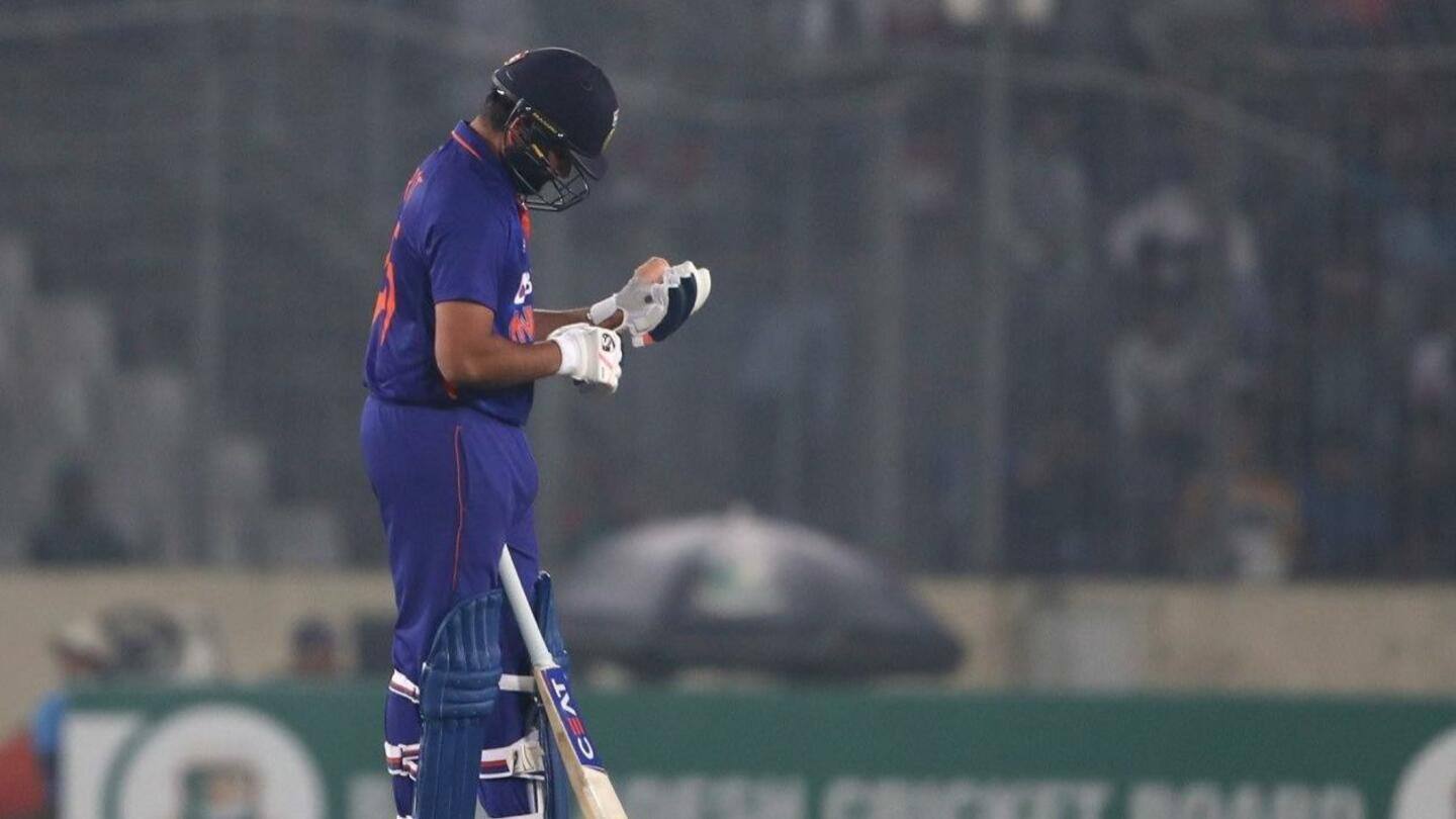 Rohit Sharma highlights a key reason for defeat versus Bangladesh