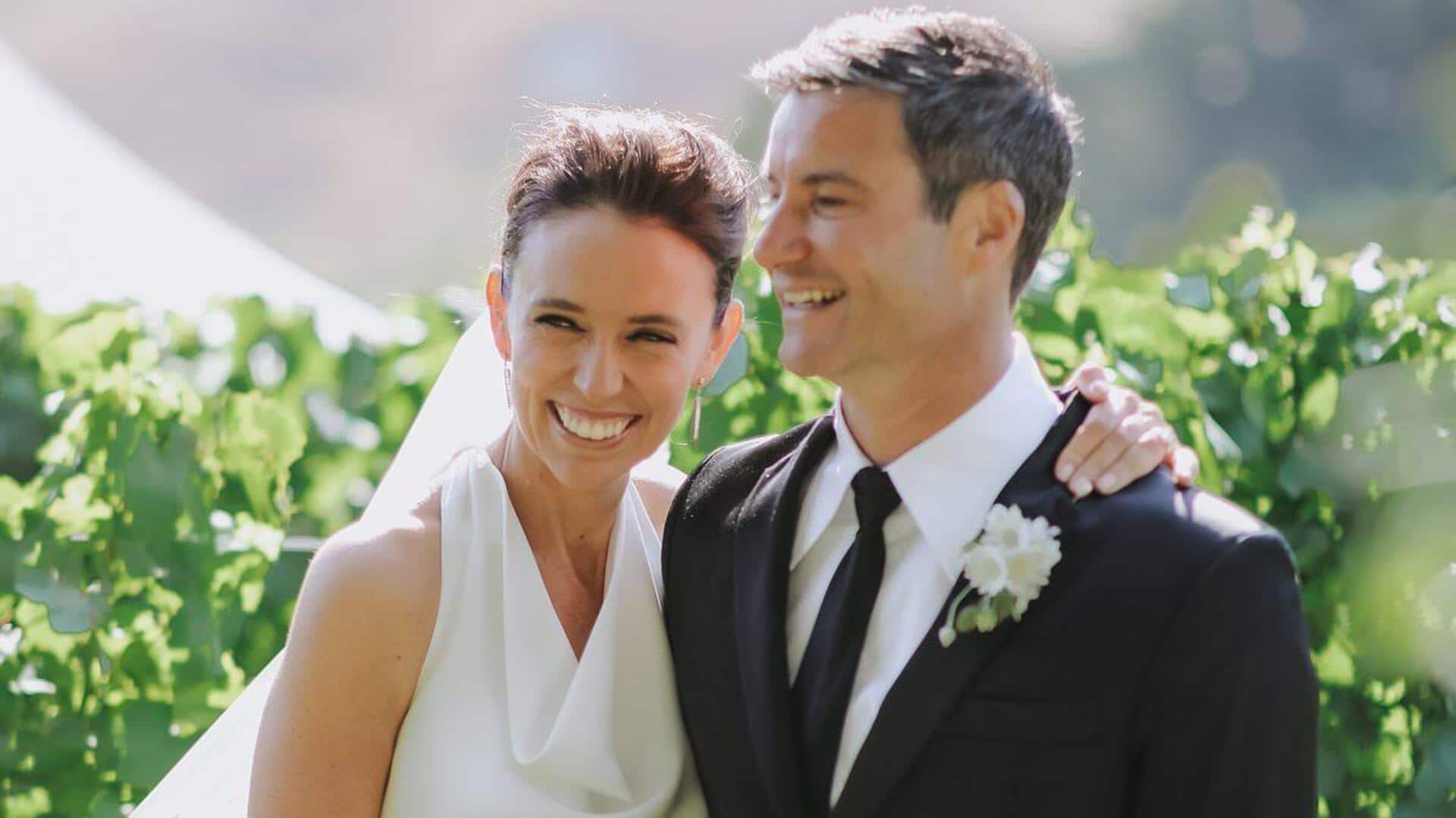 Ex-New Zealand PM Jacinda Ardern marries longtime partner Clarke Gayford