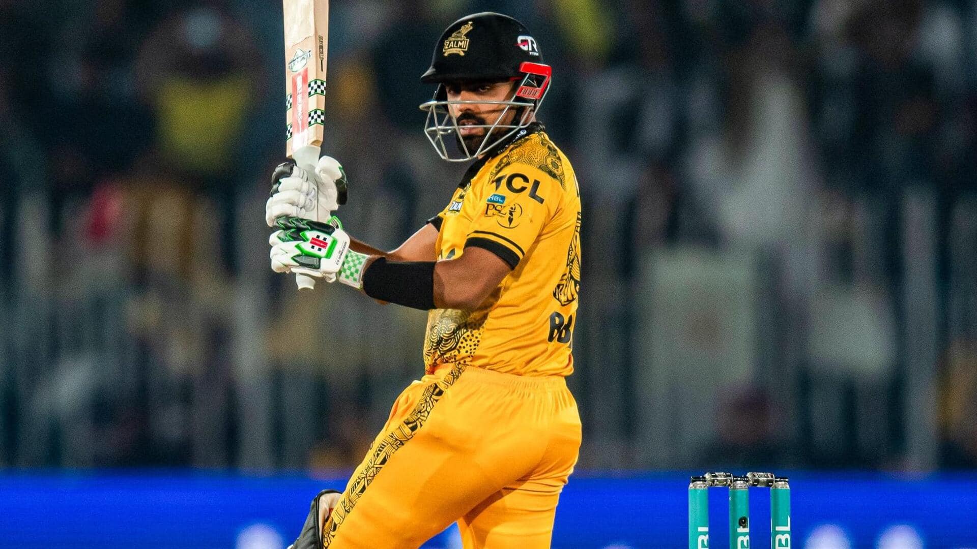 Babar Azam delivers again, smashes his 32nd PSL fifty: Stats