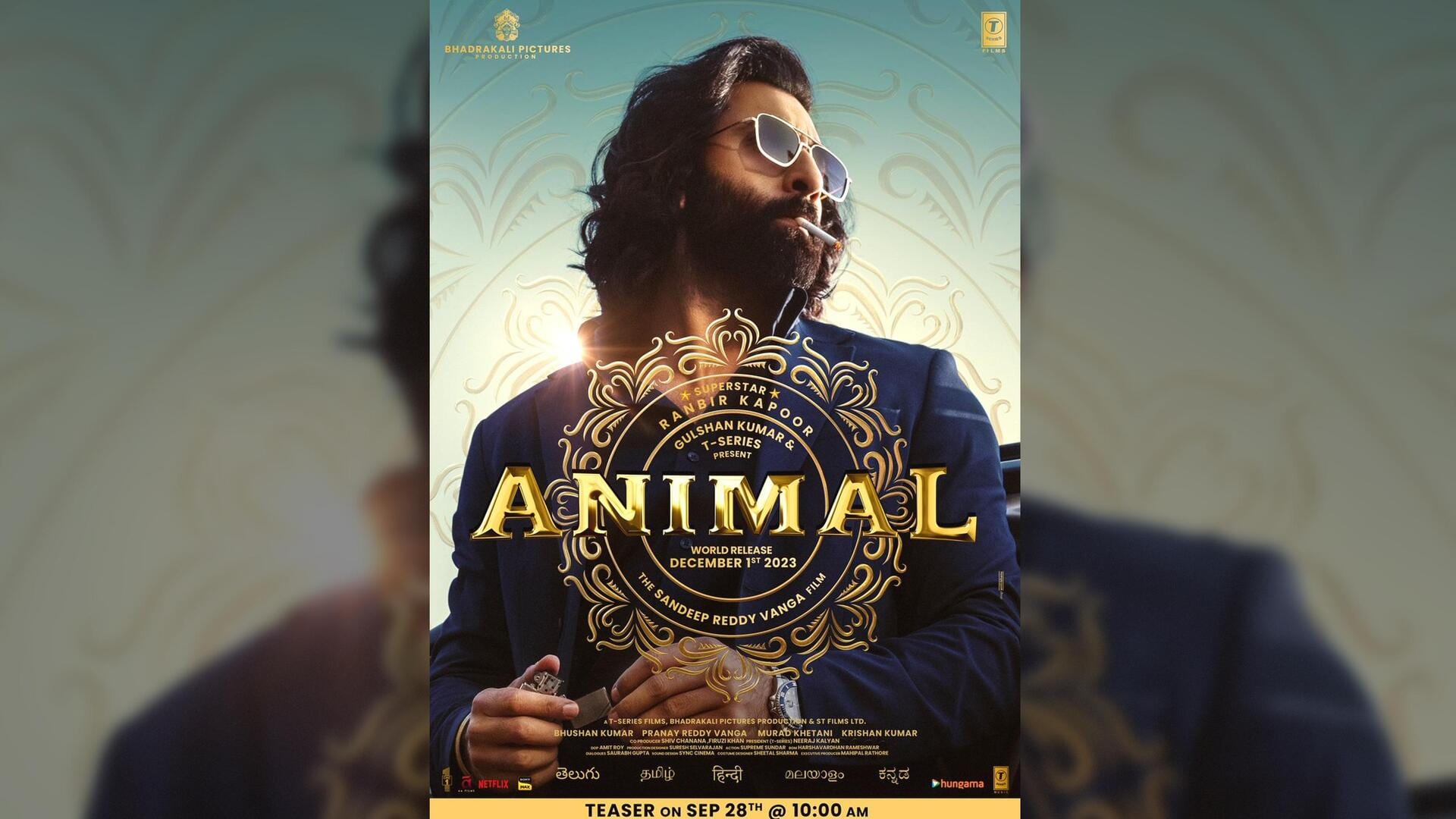 'Animal': Ranbir, Rashmika's revenge drama's teaser out on September 28