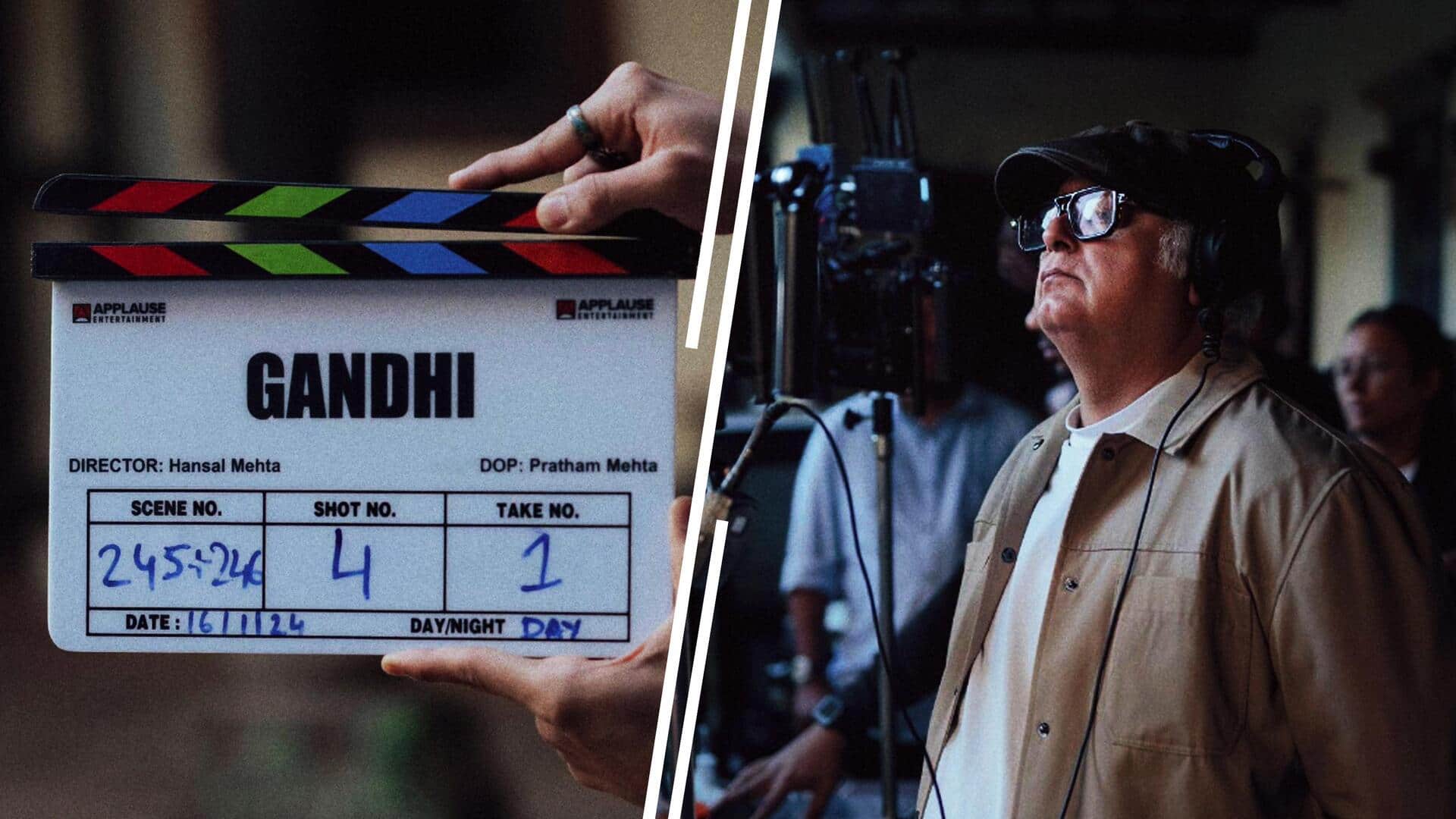 'Gandhi': Hansal Mehta's directorial starring Pratik Gandhi is filming now
