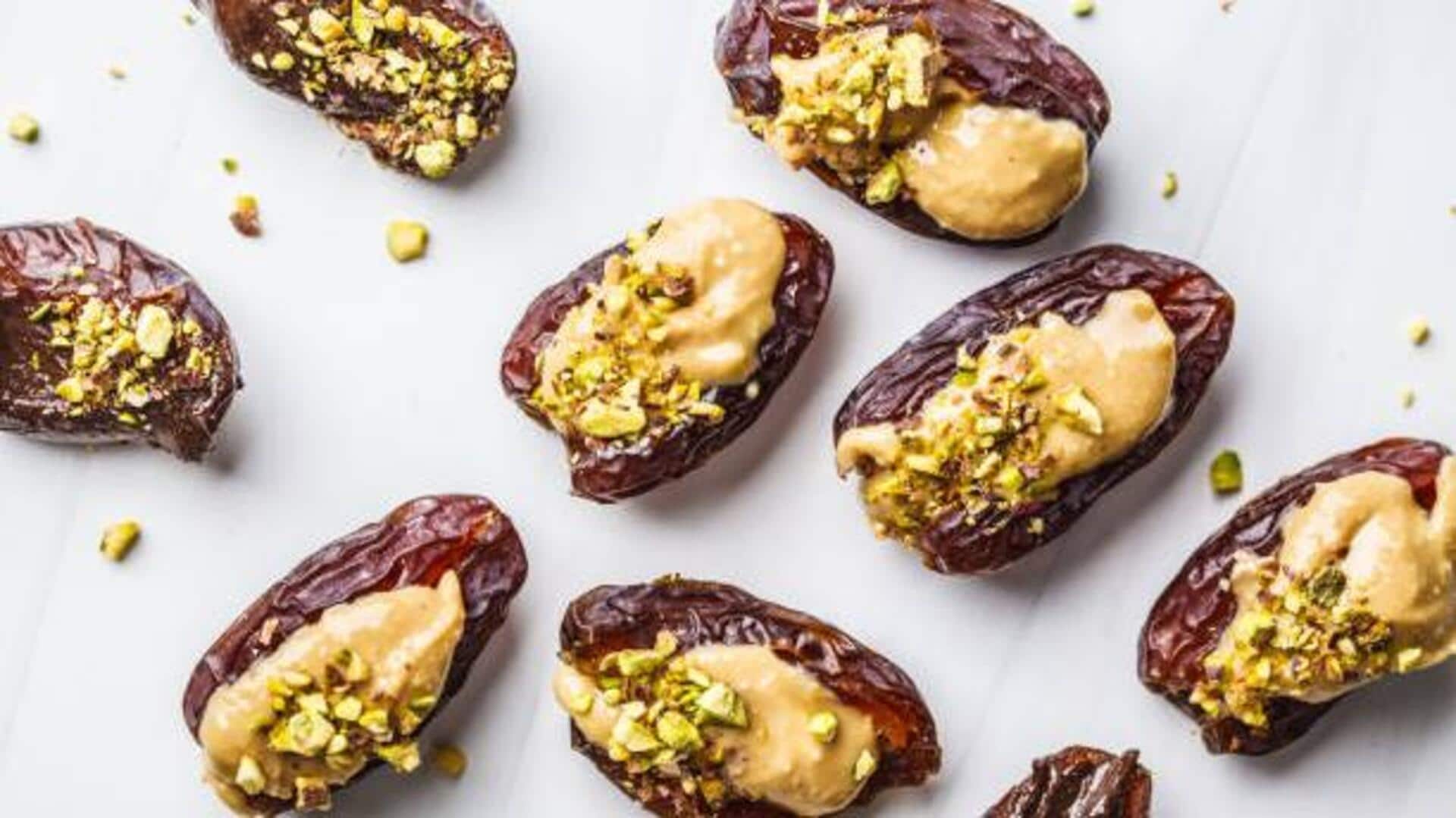 Try these vegetarian snacks using dates