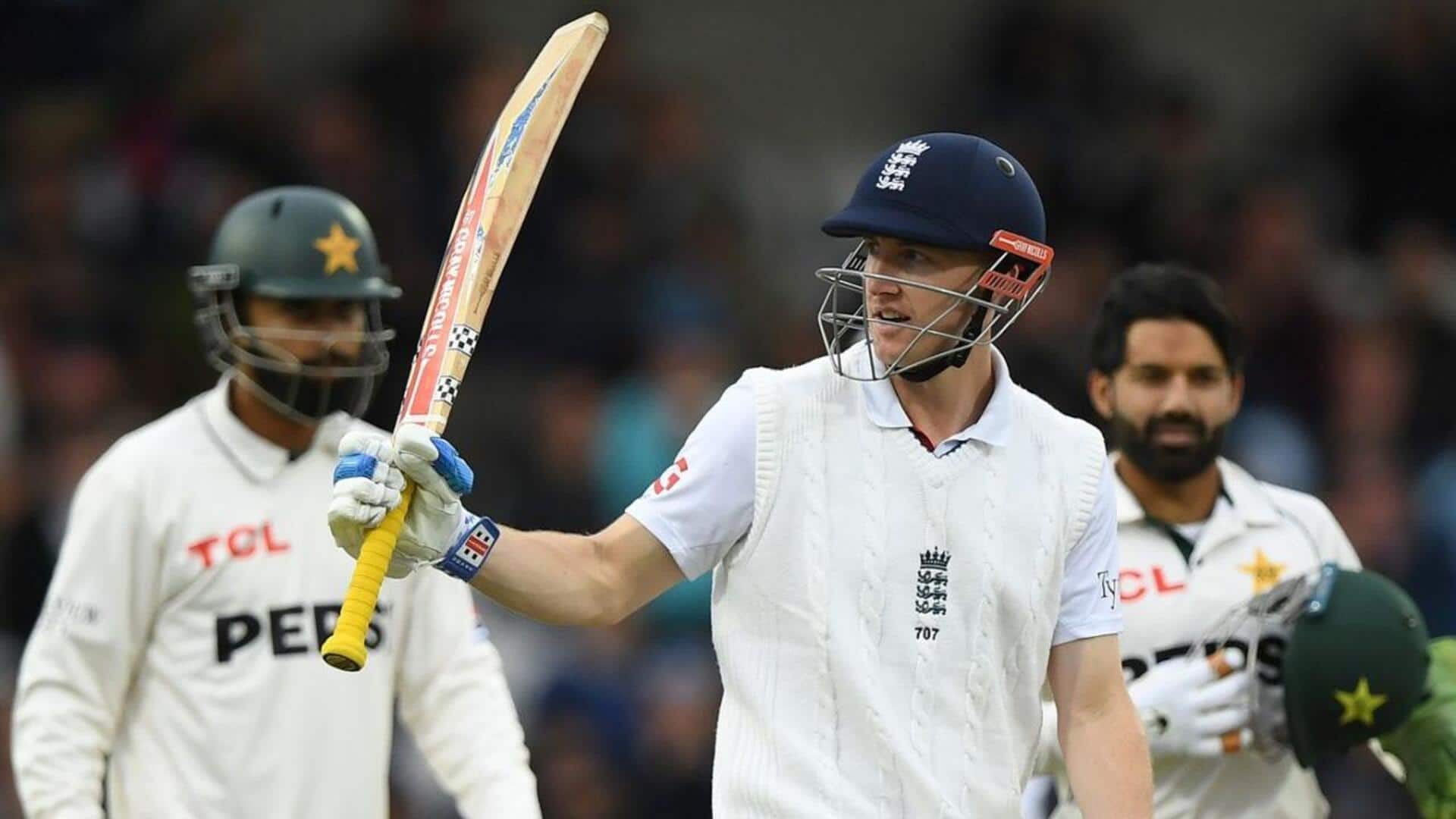 Harry Brook averages 84.72 against Pakistan in Tests: Stats