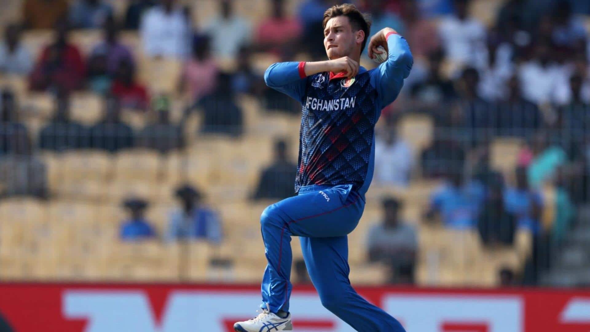 Afghanistan's Noor Ahmad takes three-fer on World Cup debut