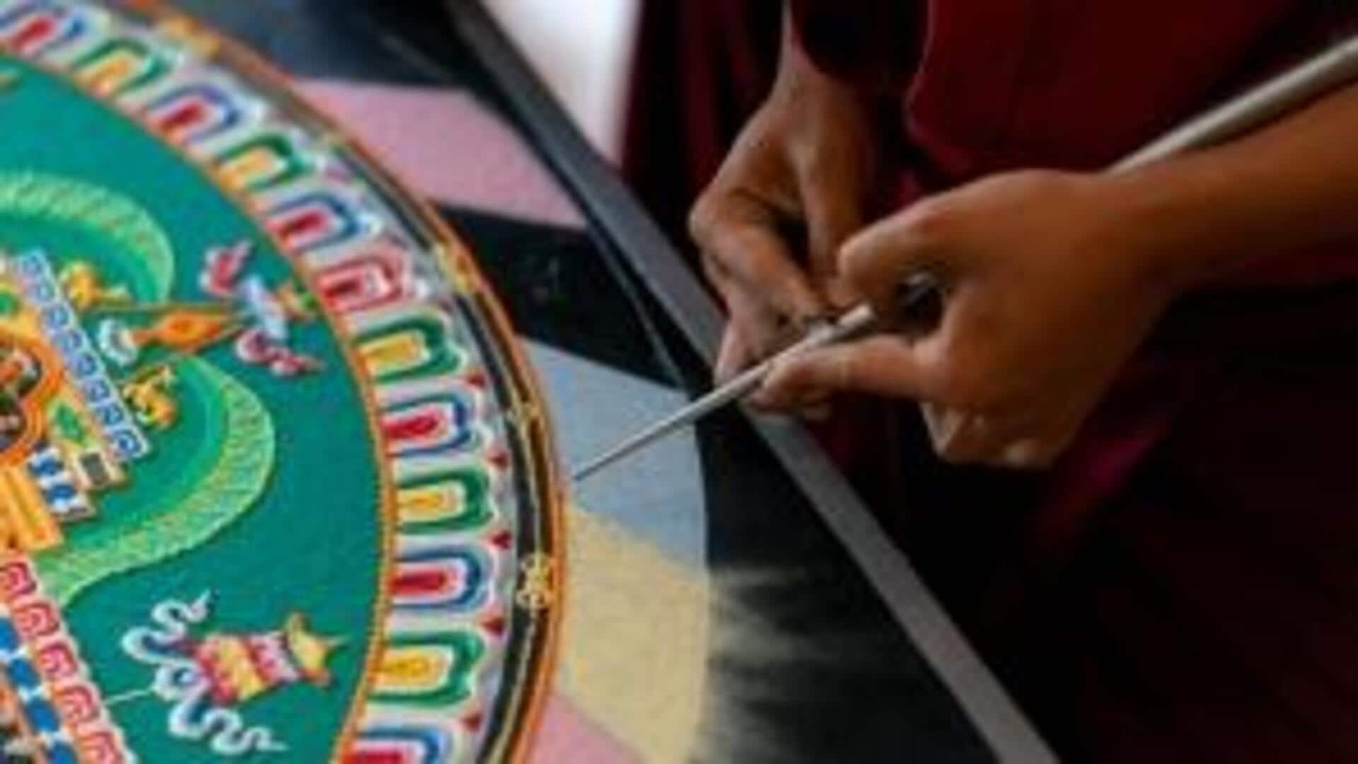 Sand painting: An interesting way to improve your creativity Sand painting: An interesting way to improve your creativity