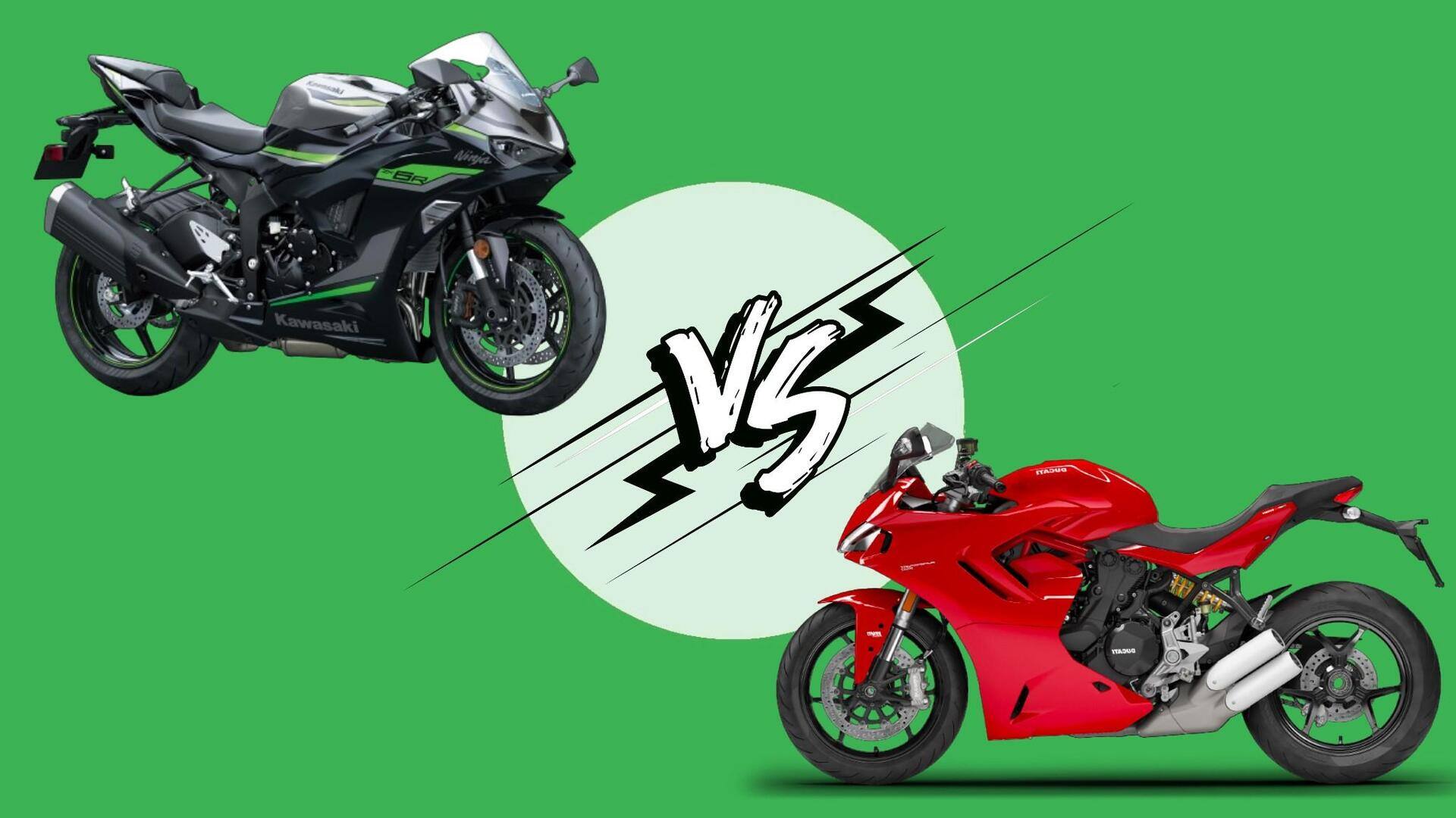 Kawasaki Ninja ZX-6R vs Ducati SuperSport 950: Which is better