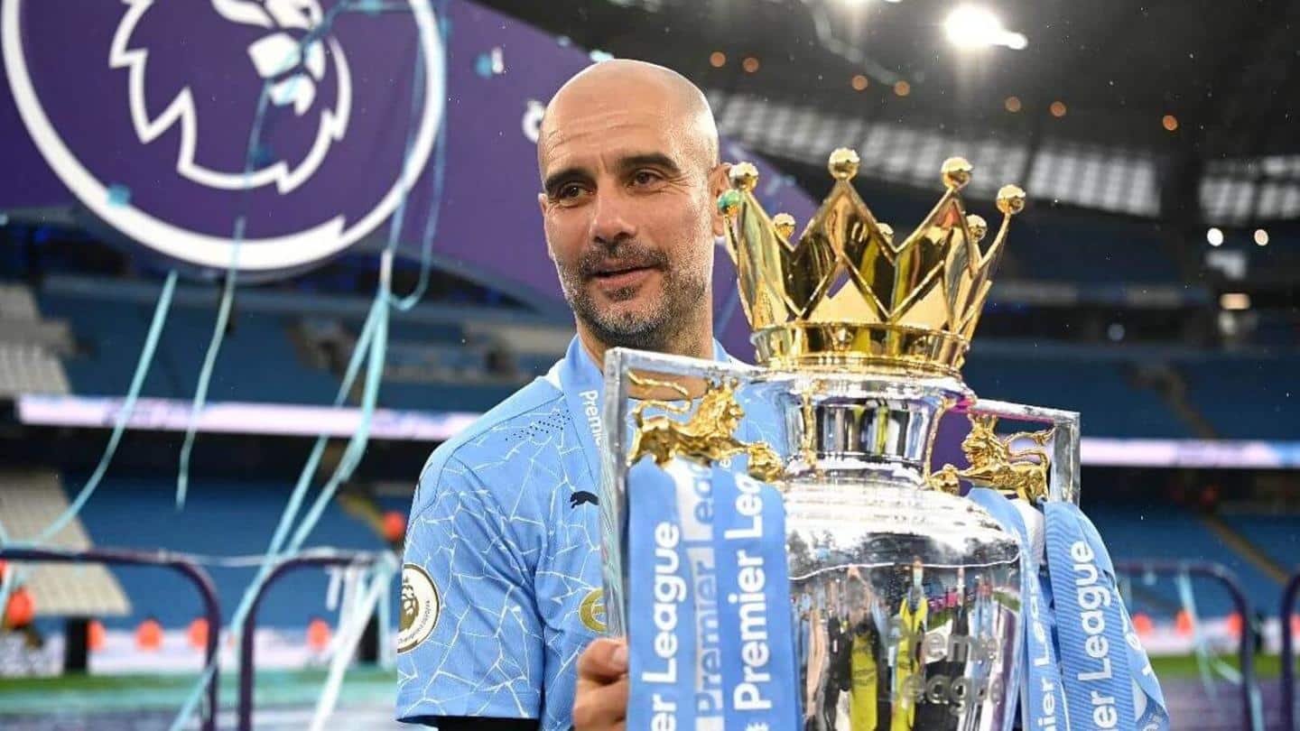 Guardiola excels to win third major Premier League award Guardiola excels to win third major Premier League award