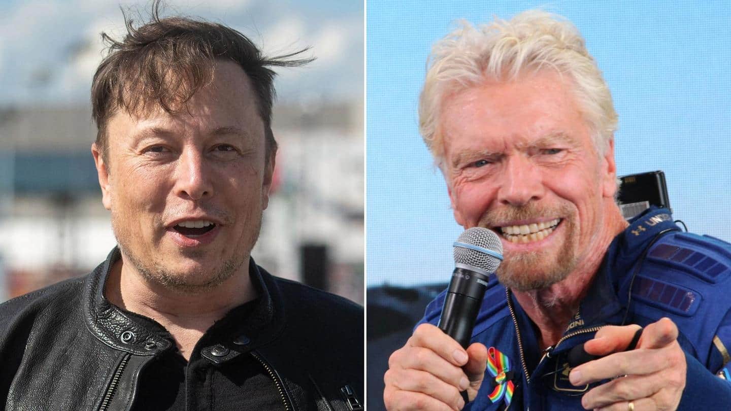 Branson and Musk's companies aren't direct rivals Branson and Musk's companies aren't direct rivals
