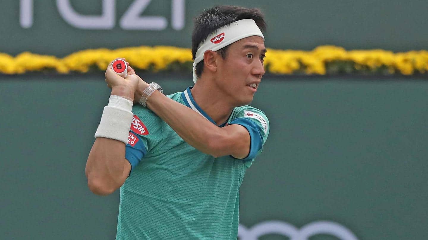 Nishikori beats Sousa in three sets Nishikori beats Sousa in three sets