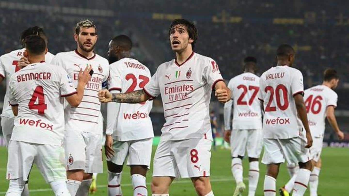 Serie A, Milan go third after beating Verona 2-1: Stats