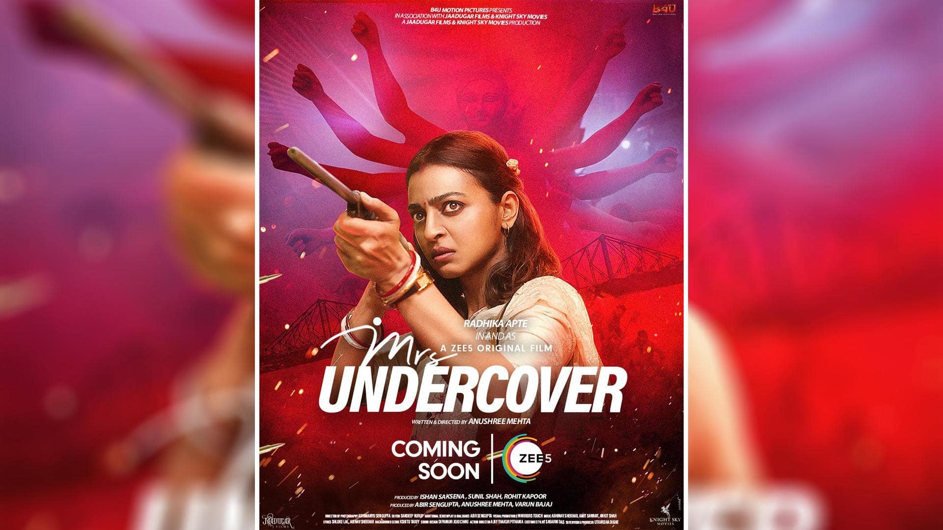 'Mrs. Undercover' teaser introduces Radhika Apte as special agent-cum-homemaker