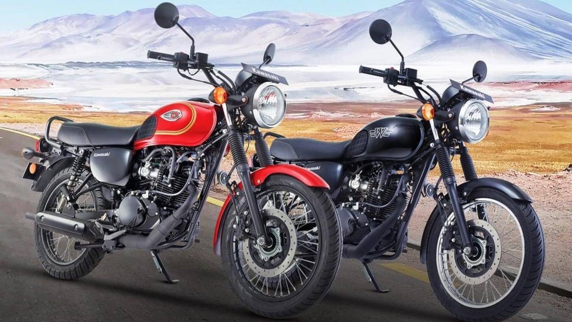 Kawasaki W175 gets Rs. 25,000 price cut; new colors introduced