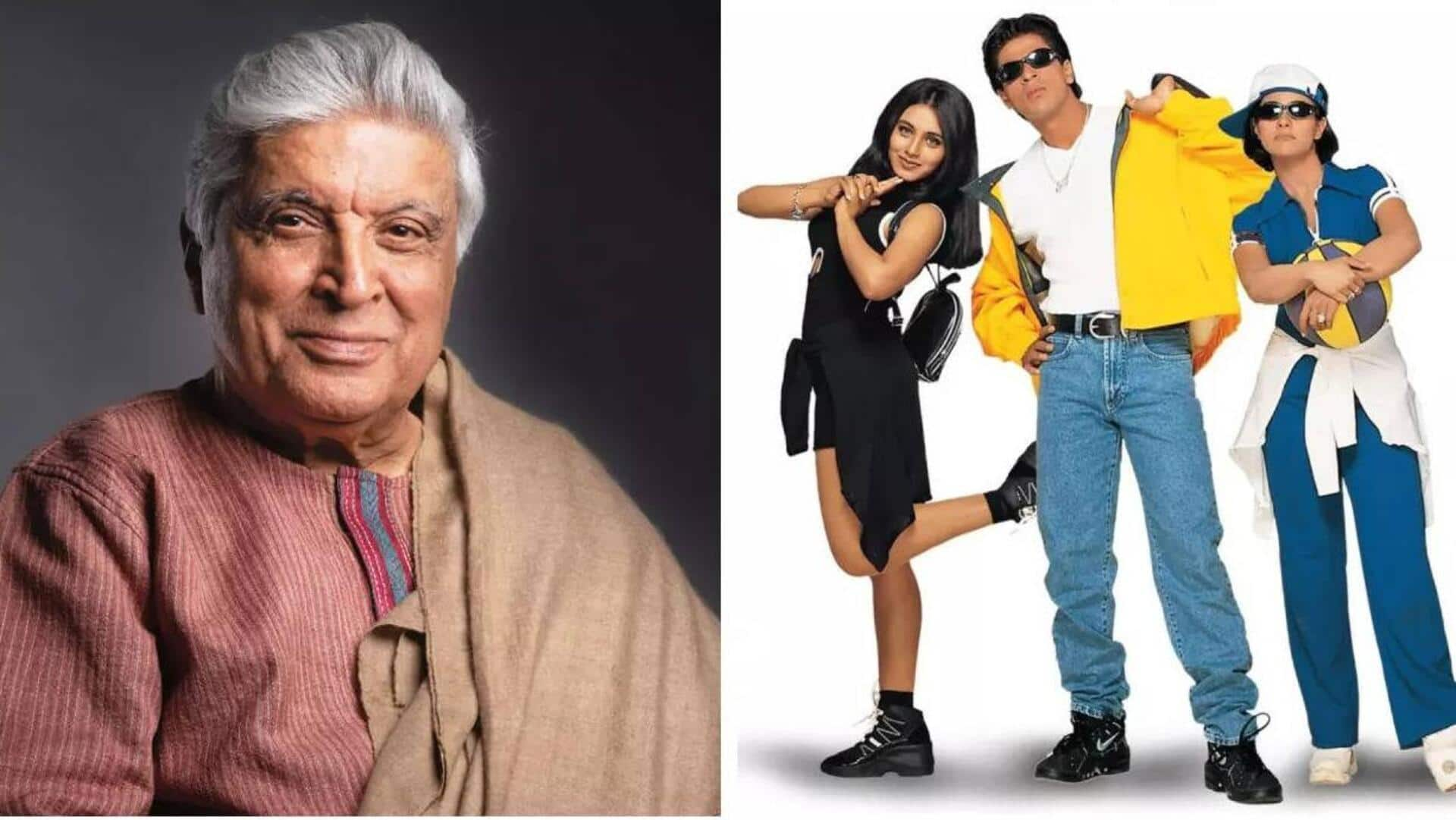 'I feel stupid': Javed Akhtar on rejecting SRK's 'Kuch Kuch...'