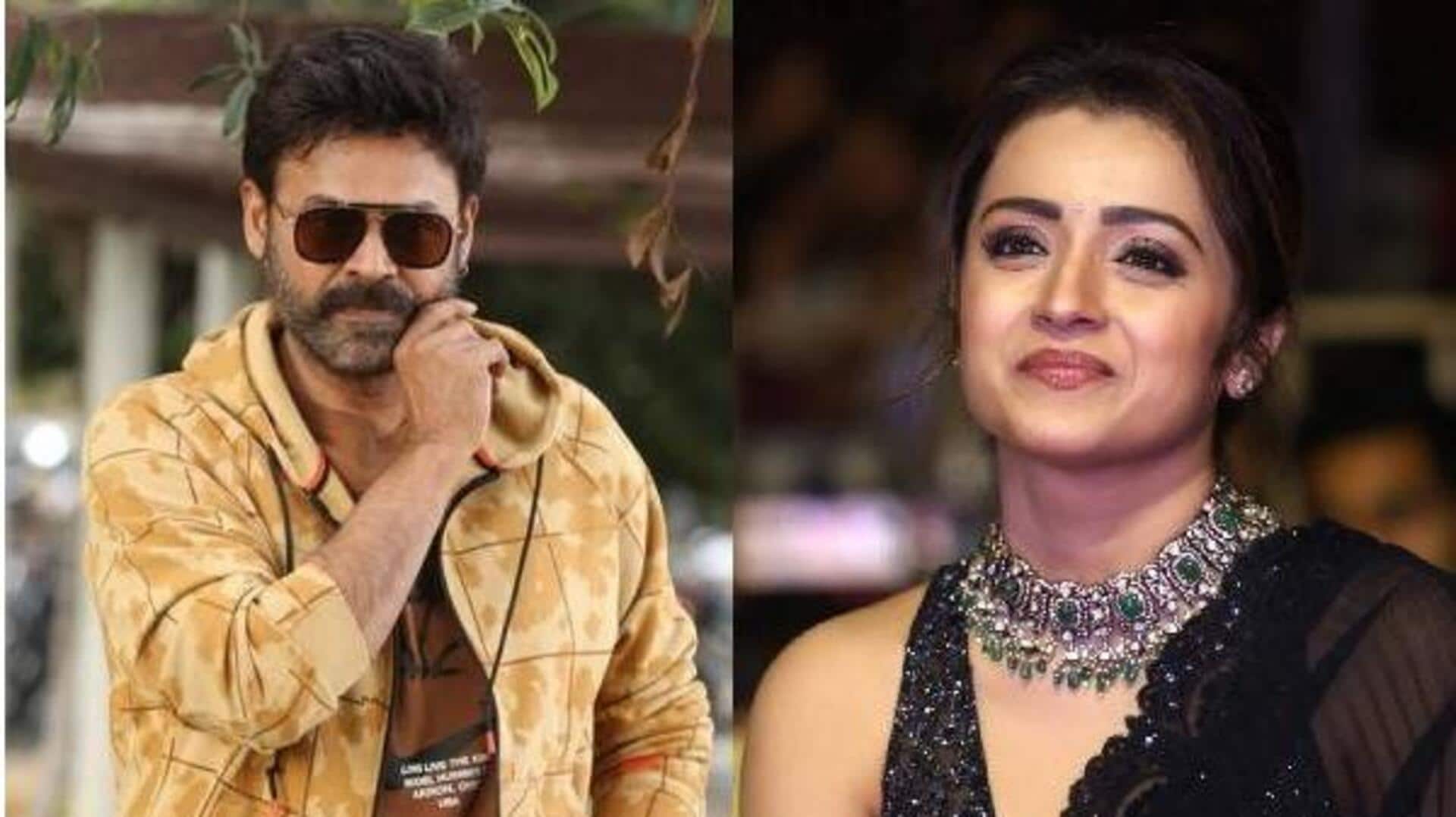 Trisha to star opposite Venkatesh in Trivikram's next: Report Trisha to star opposite Venkatesh in Trivikram's next: Report