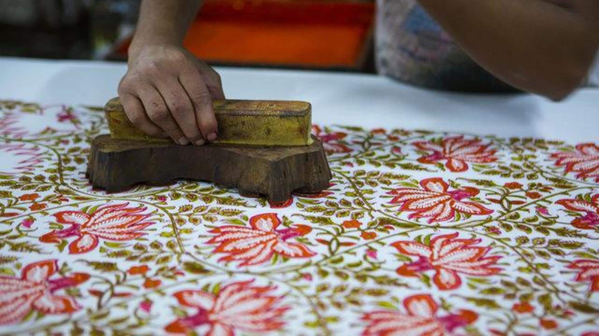 Hand-stamped textiles: 5 ideas for stylish interiors