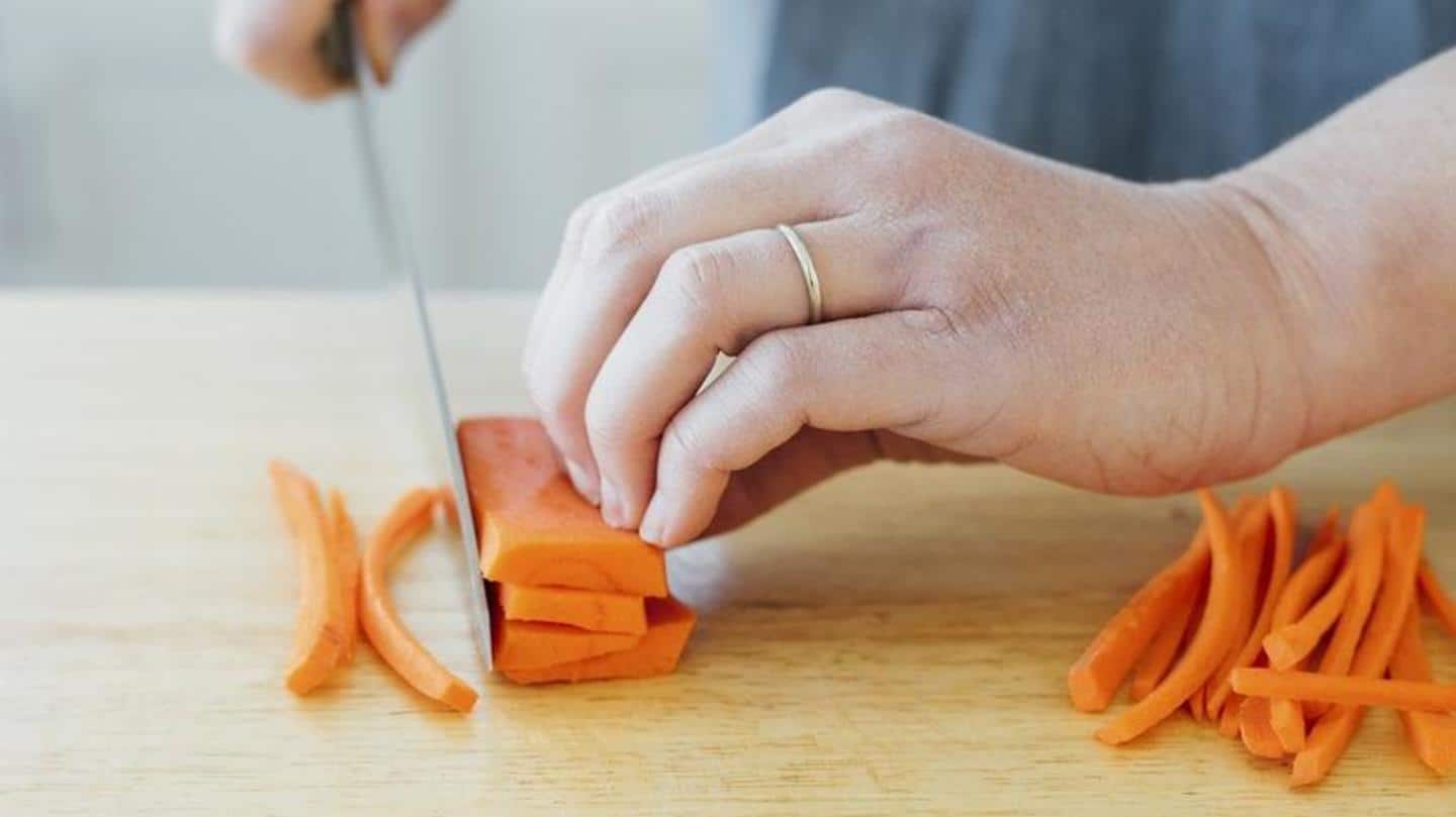 Chop ingredients the night before to make mornings easier Chop ingredients the night before to make mornings easier