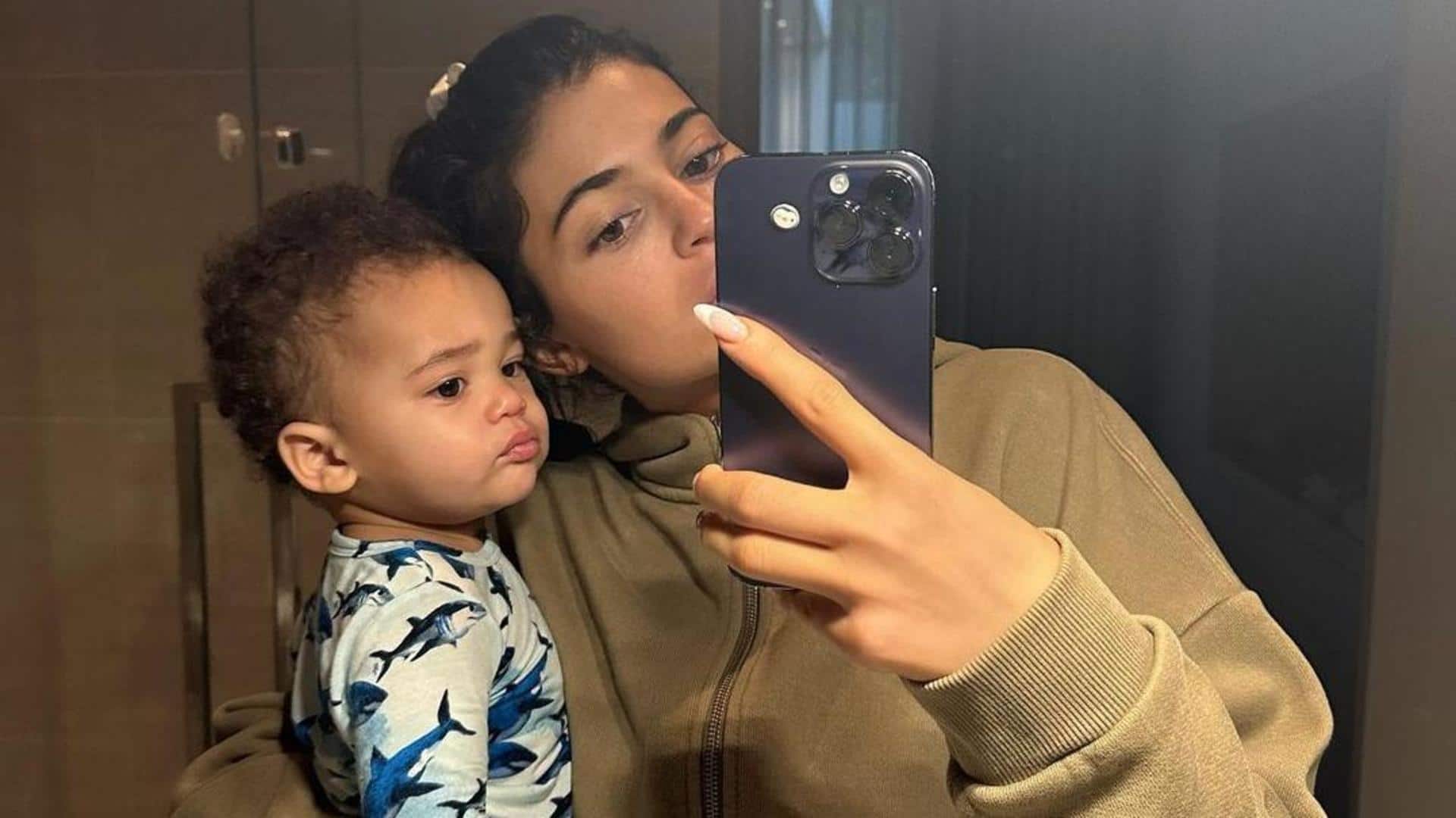 Kylie Jenner reveals son's new name, shares first photos