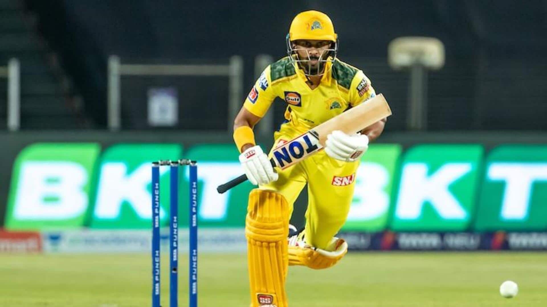How does Ruturaj Gaikwad fare against left-arm pacers in IPL?