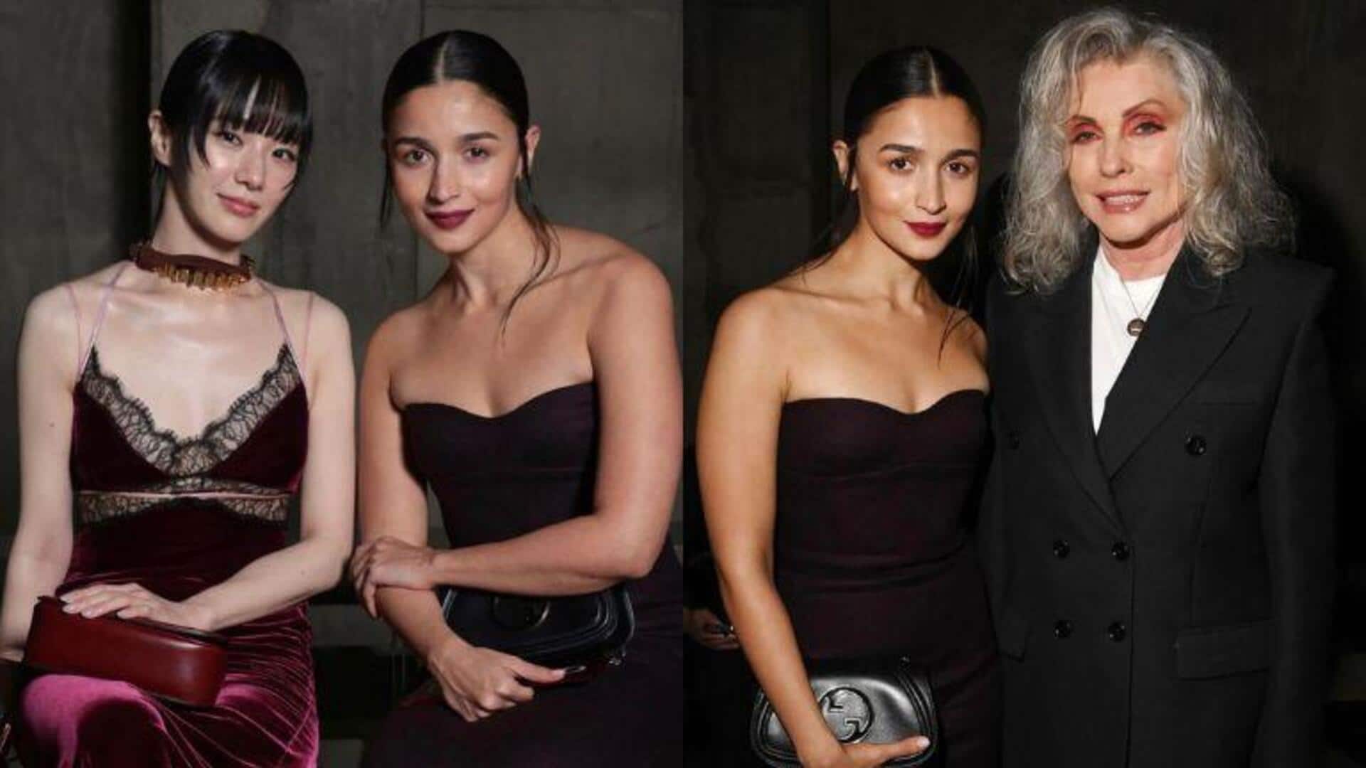 Gucci event: Alia Bhatt poses with Demi Moore, Park Gyu-young