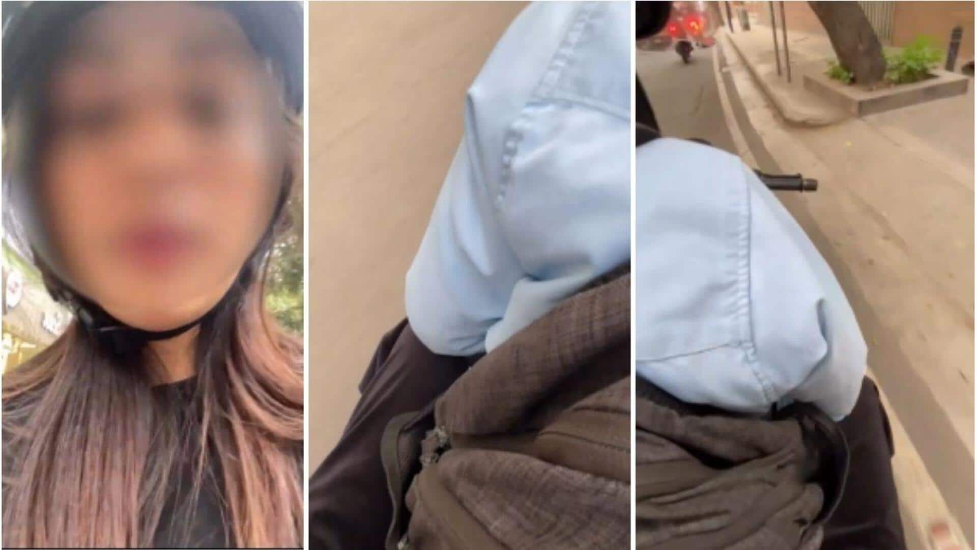 Woman alleges Rapido driver grabbed her legs during ride