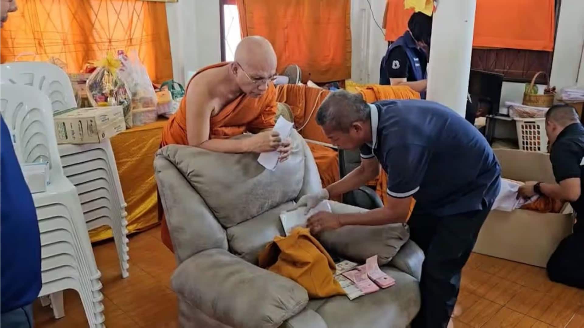 Thai monks arrested with drugs, porn, sex toys, escort directories