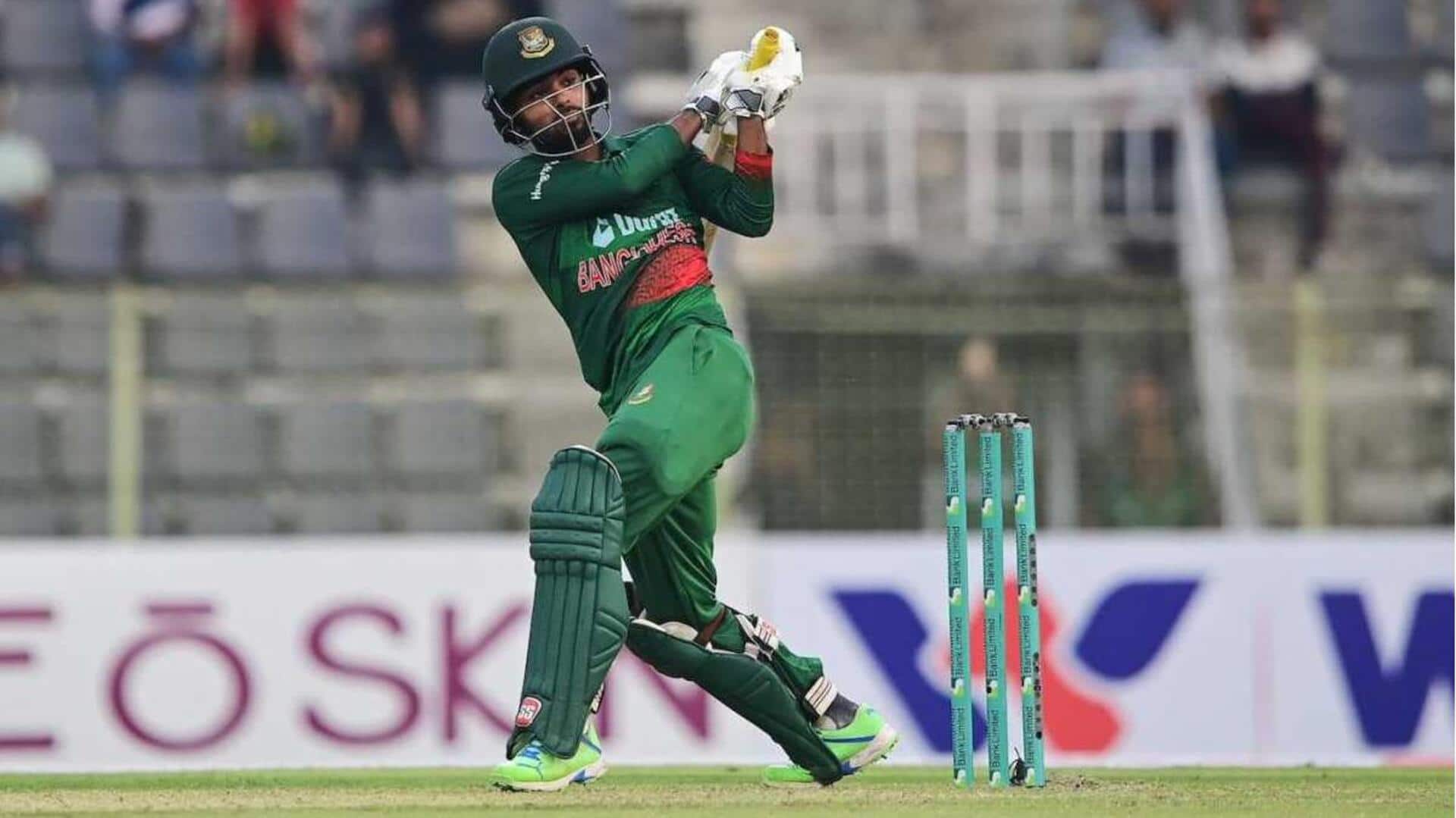 Asia Cup: Towhid Hridoy smokes his fourth ODI fifty