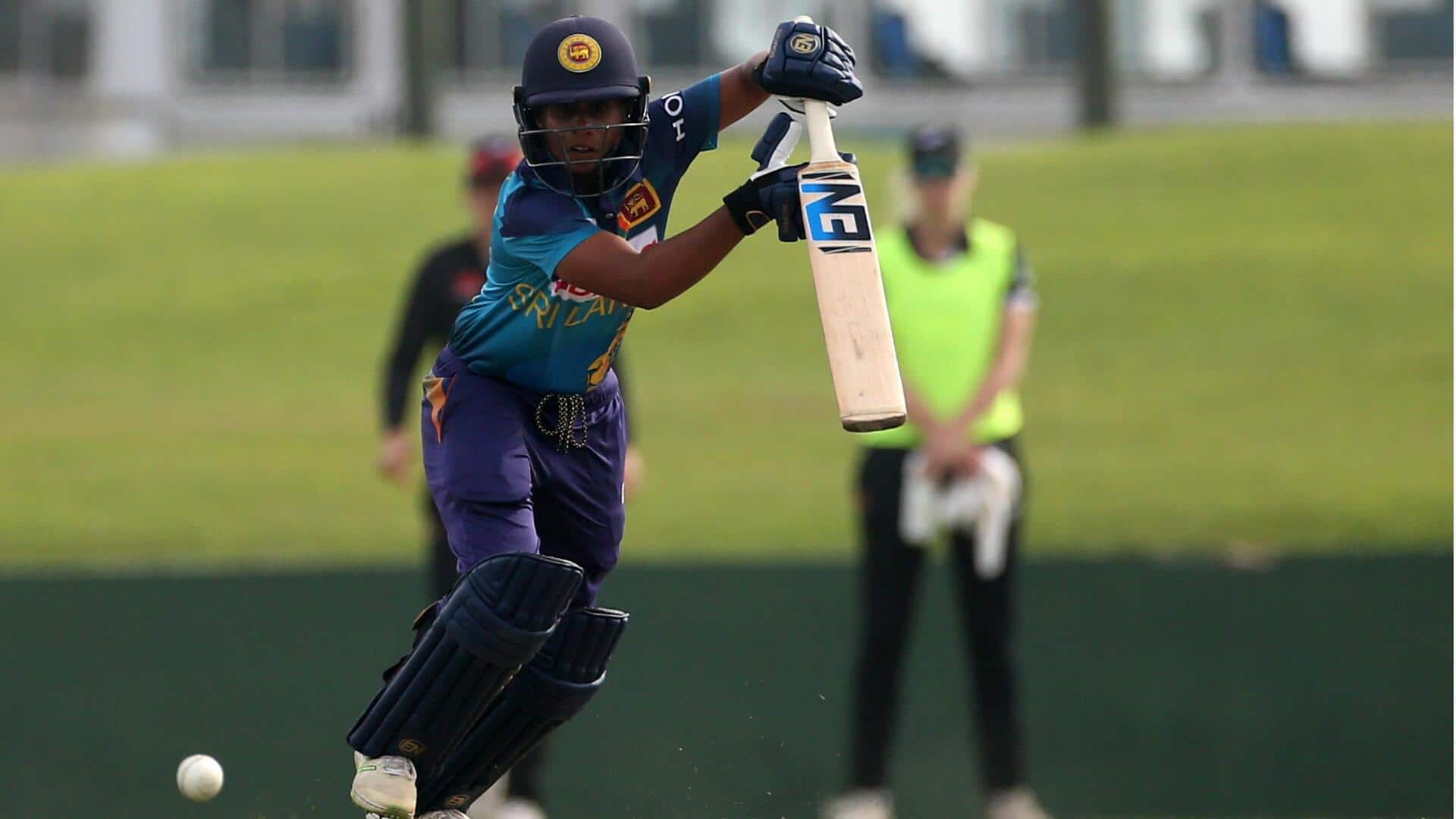 Women's World Cup: Nilakshi de Silva slams 55* against NZ Women's World Cup: Nilakshi de Silva slams 55* against NZ
